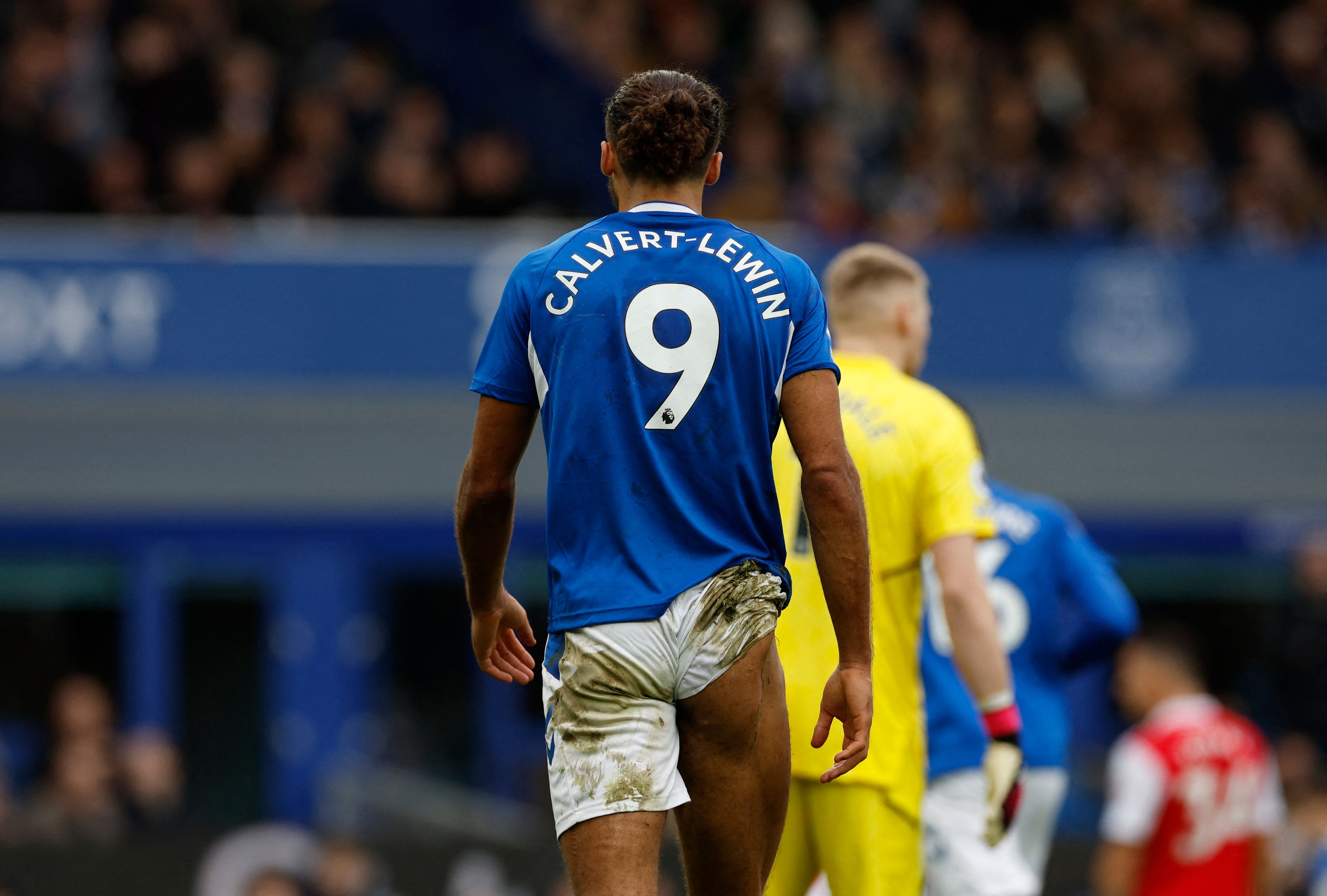 Everton striker Dominic Calvert-Lewin