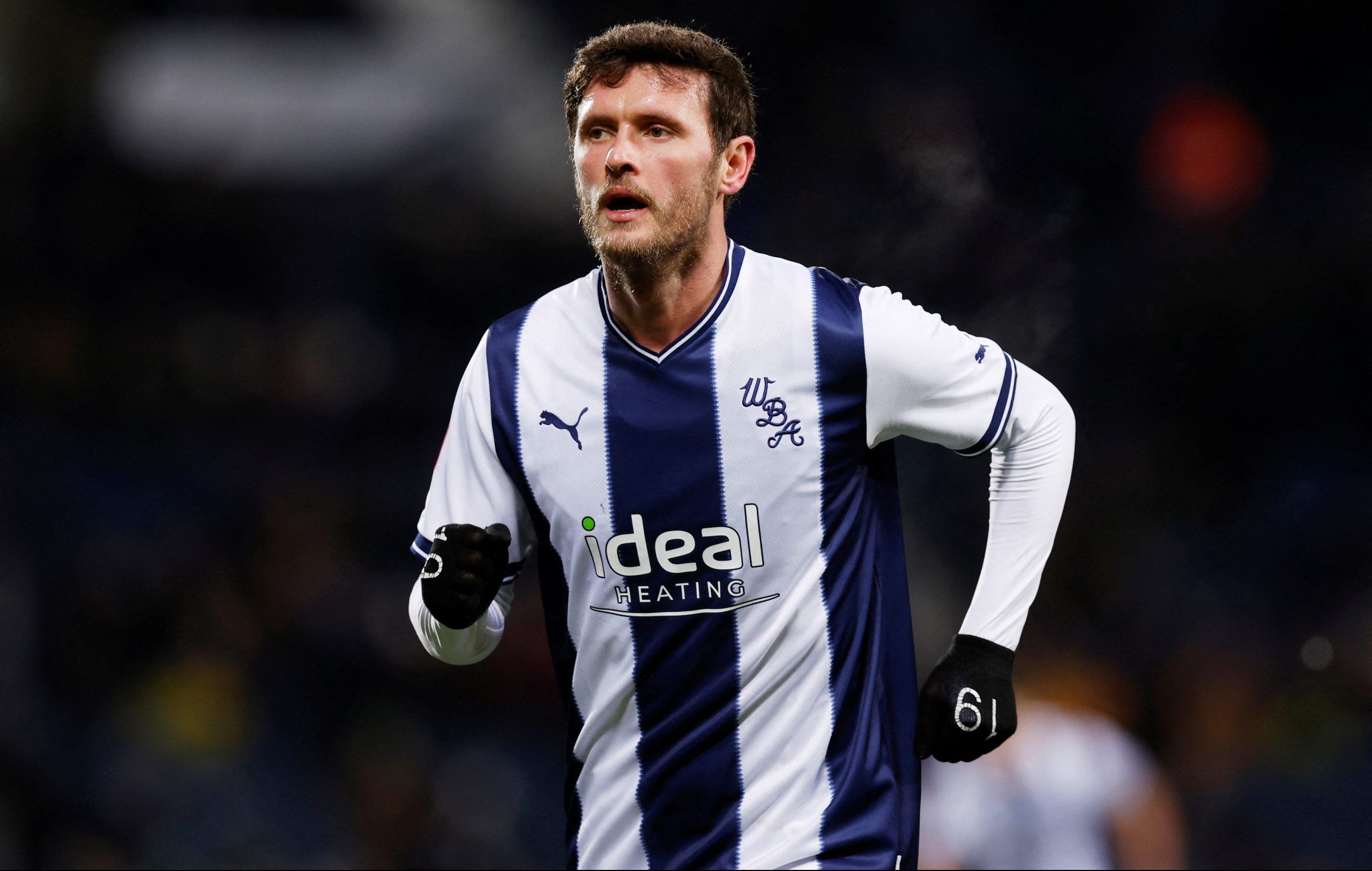 Soccer Football - FA Cup Third Round Replay - West Bromwich Albion v Chesterfield - The Hawthorns, West Bromwich, Britain - January 17, 2023 West Bromwich Albion's John Swift celebrates scoring their first goal  Action Images/Andrew Couldridge