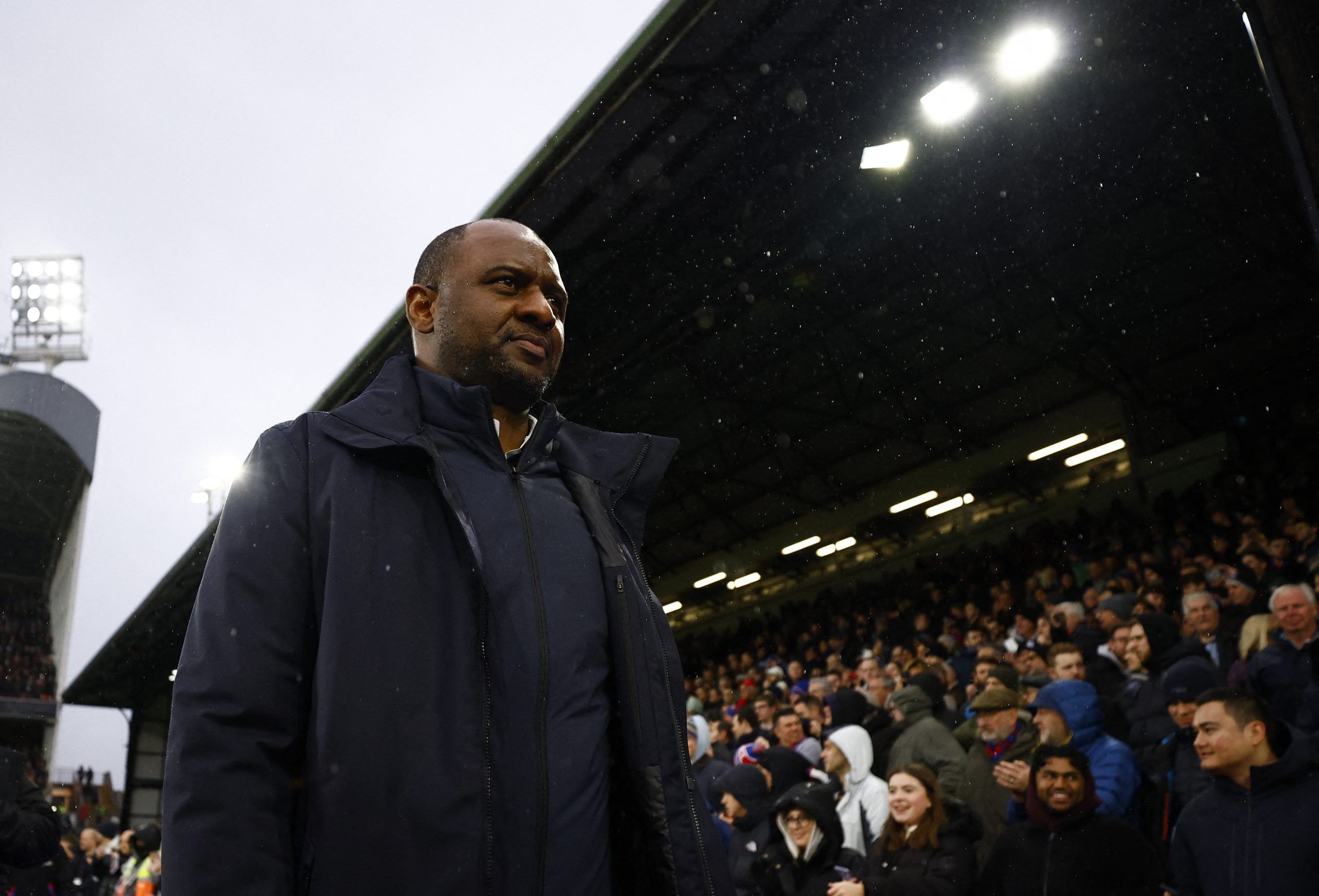 Soccer Football - Premier League - Crystal Palace v Manchester City - Selhurst Park, London, Britain - March 11, 2023 Crystal Palace manager Patrick Vieira before the match Action Images via Reuters/John Sibley EDITORIAL USE ONLY. No use with unauthorized audio, video, data, fixture lists, club/league logos or 'live' services. Online in-match use limited to 75 images, no video emulation. No use in betting, games or single club /league/player publications.  Please contact your account representat