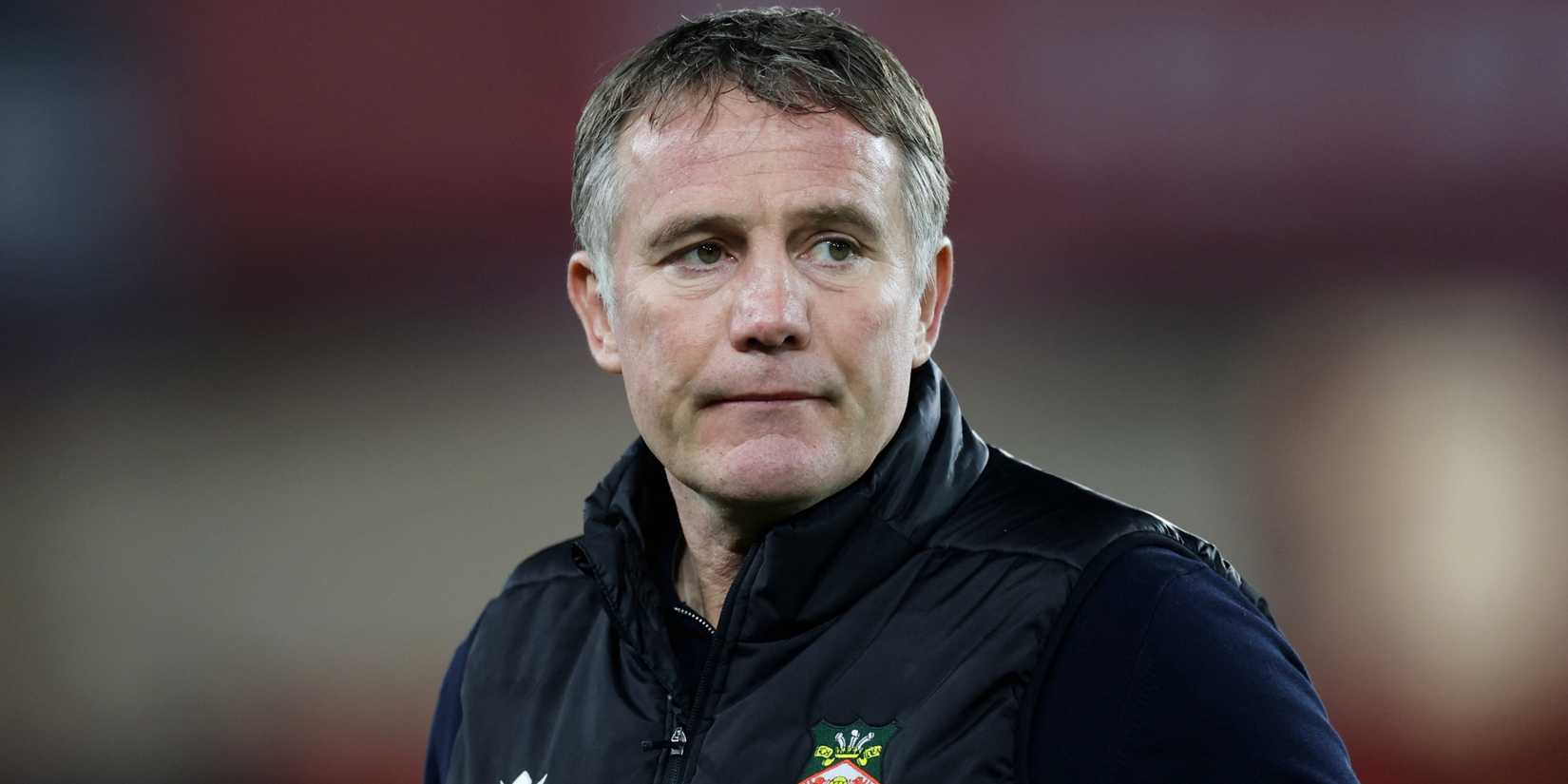 Wrexham manager Phil Parkinson