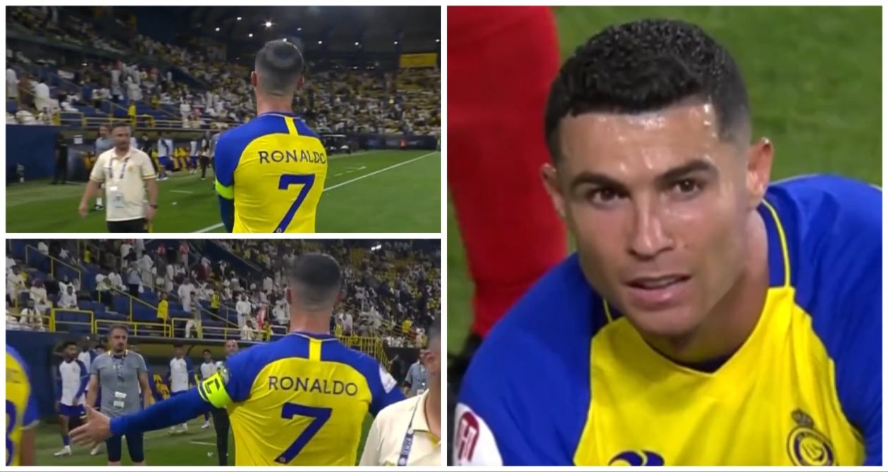 Cristiano Ronaldo Loses His Cool In Latest Al-Nassr Match