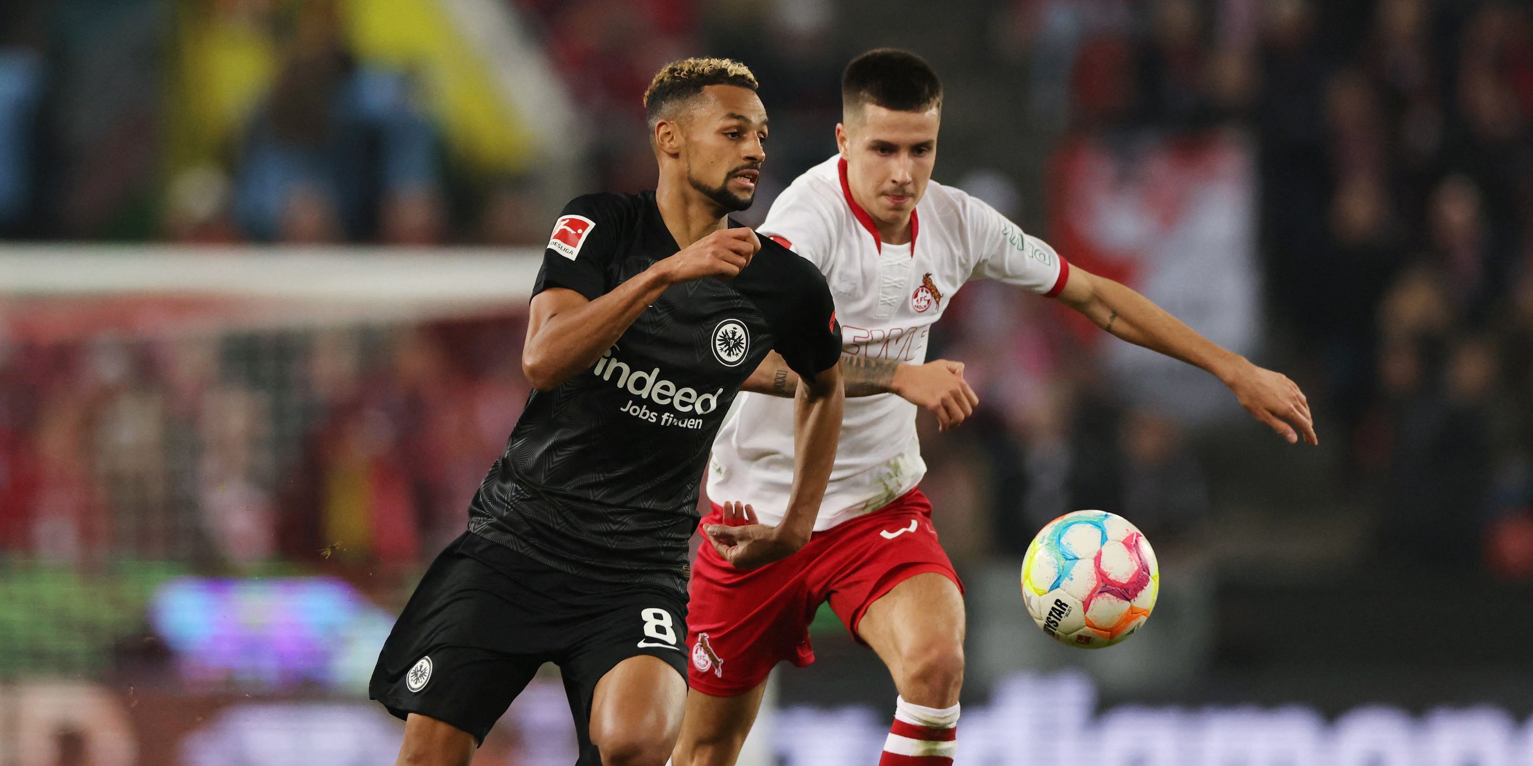Eintracht Frankfurt's Djibril Sow in action