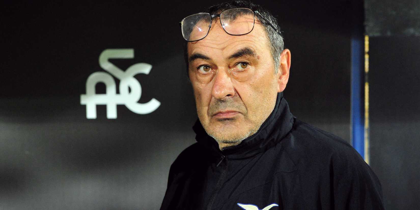 Lazio coach Maurizio Sarri