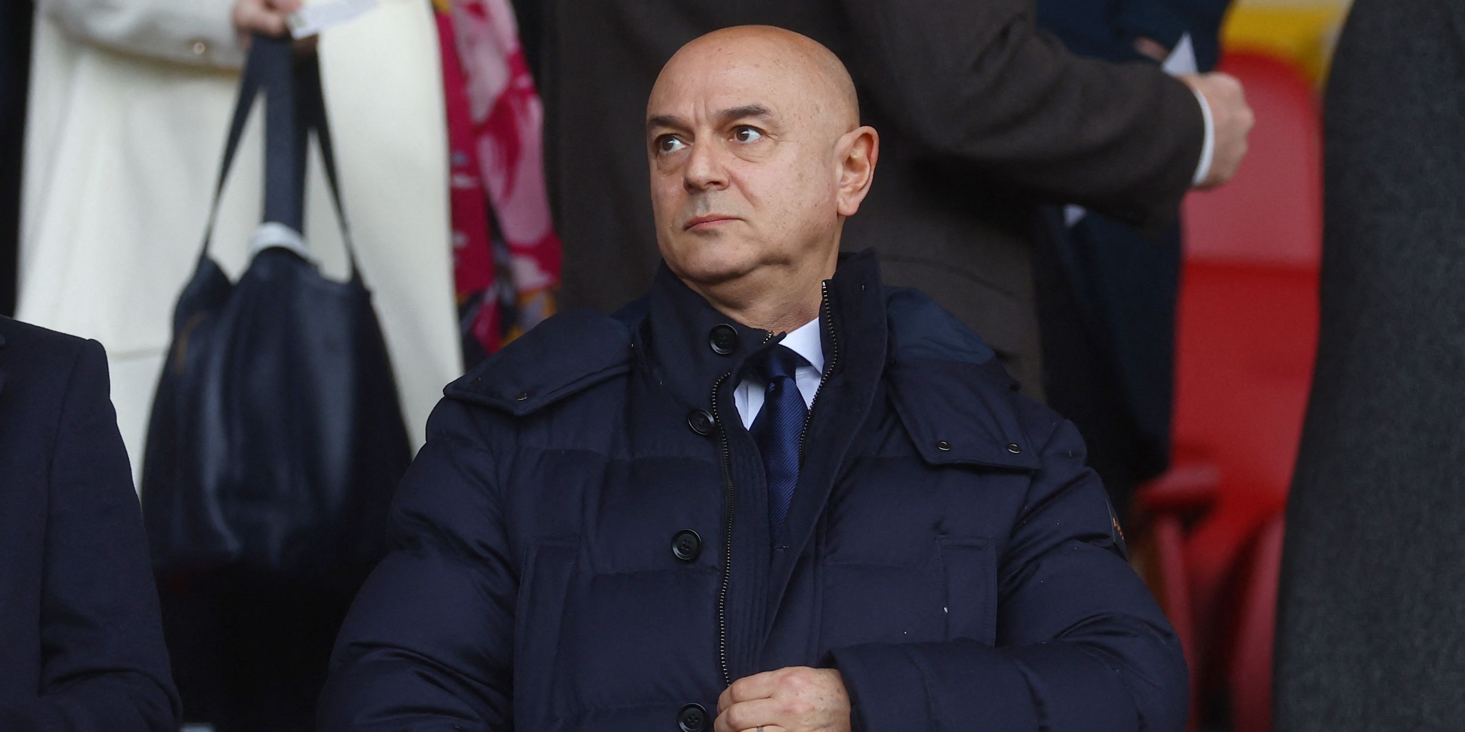 Tottenham Hotspur chairman Daniel Levy is pictured before the match