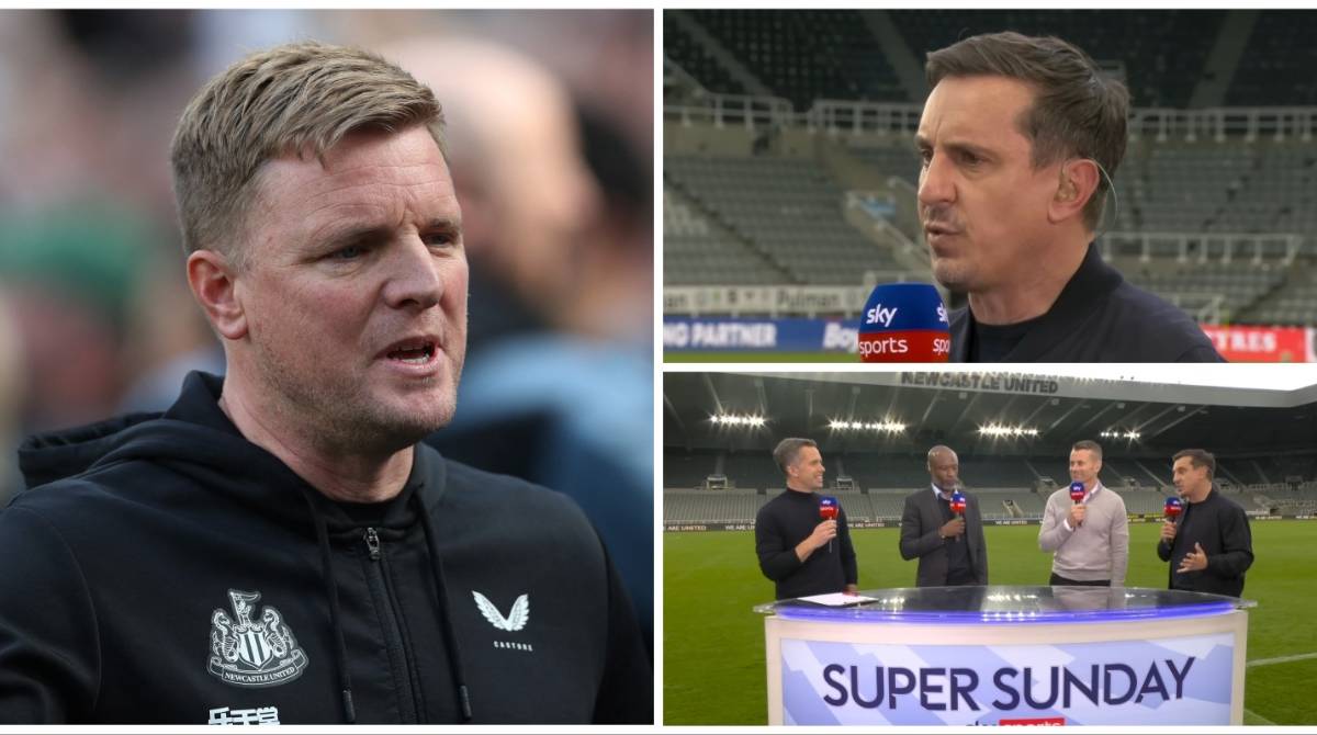 Gary Neville Hits Out Over Eddie Howe's Newcastle Comments