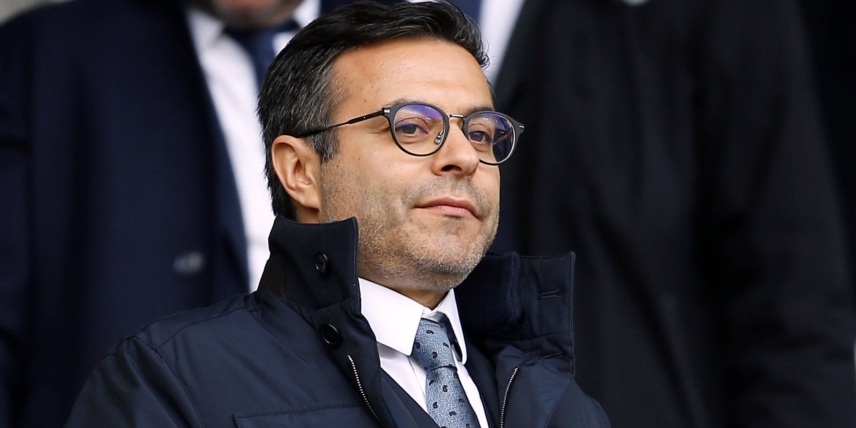 Leeds United chairman Andrea Radrizzani looks on from the stands