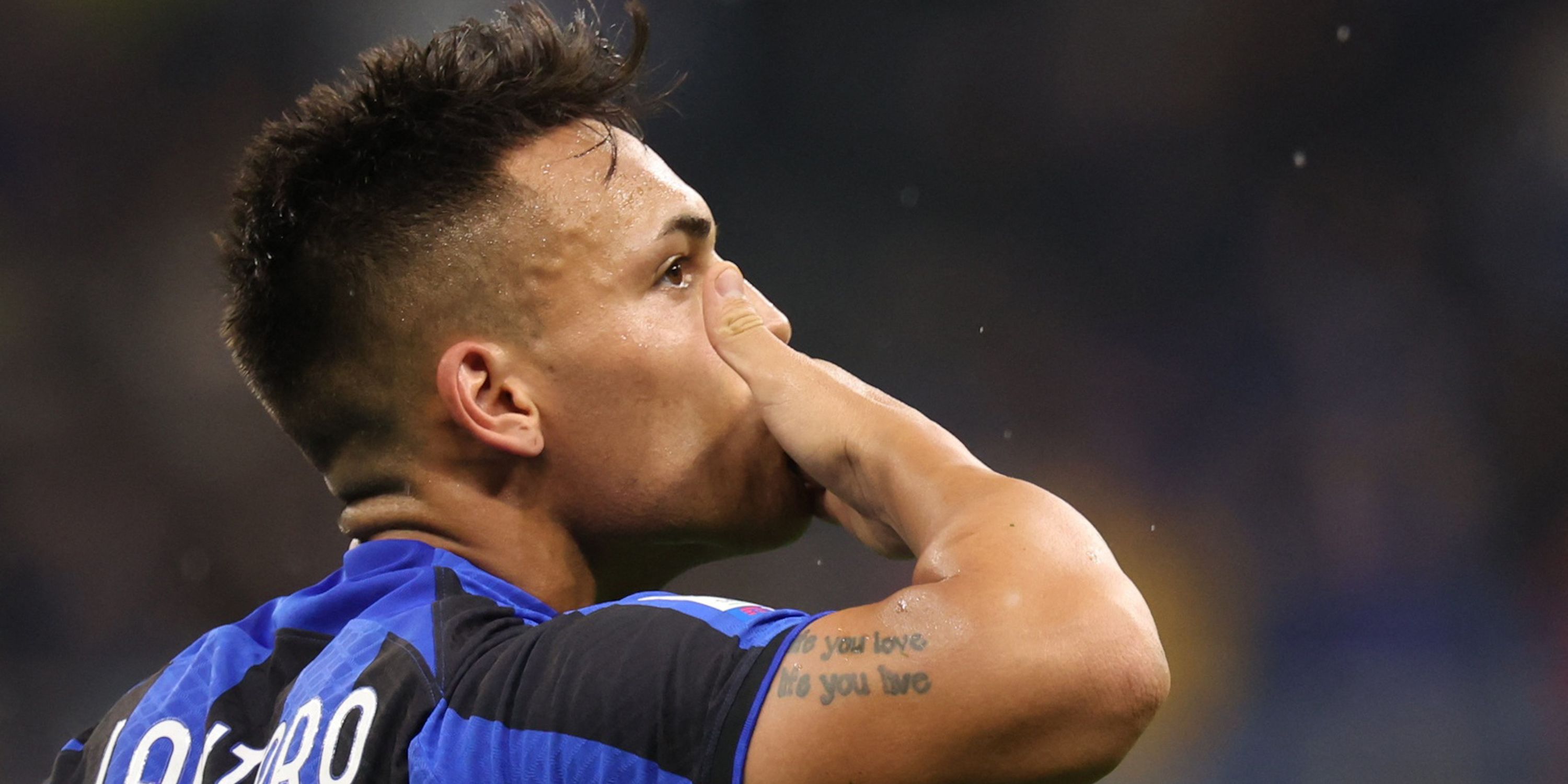  Inter Milan's Lautaro Martinez celebrates scoring their third goal