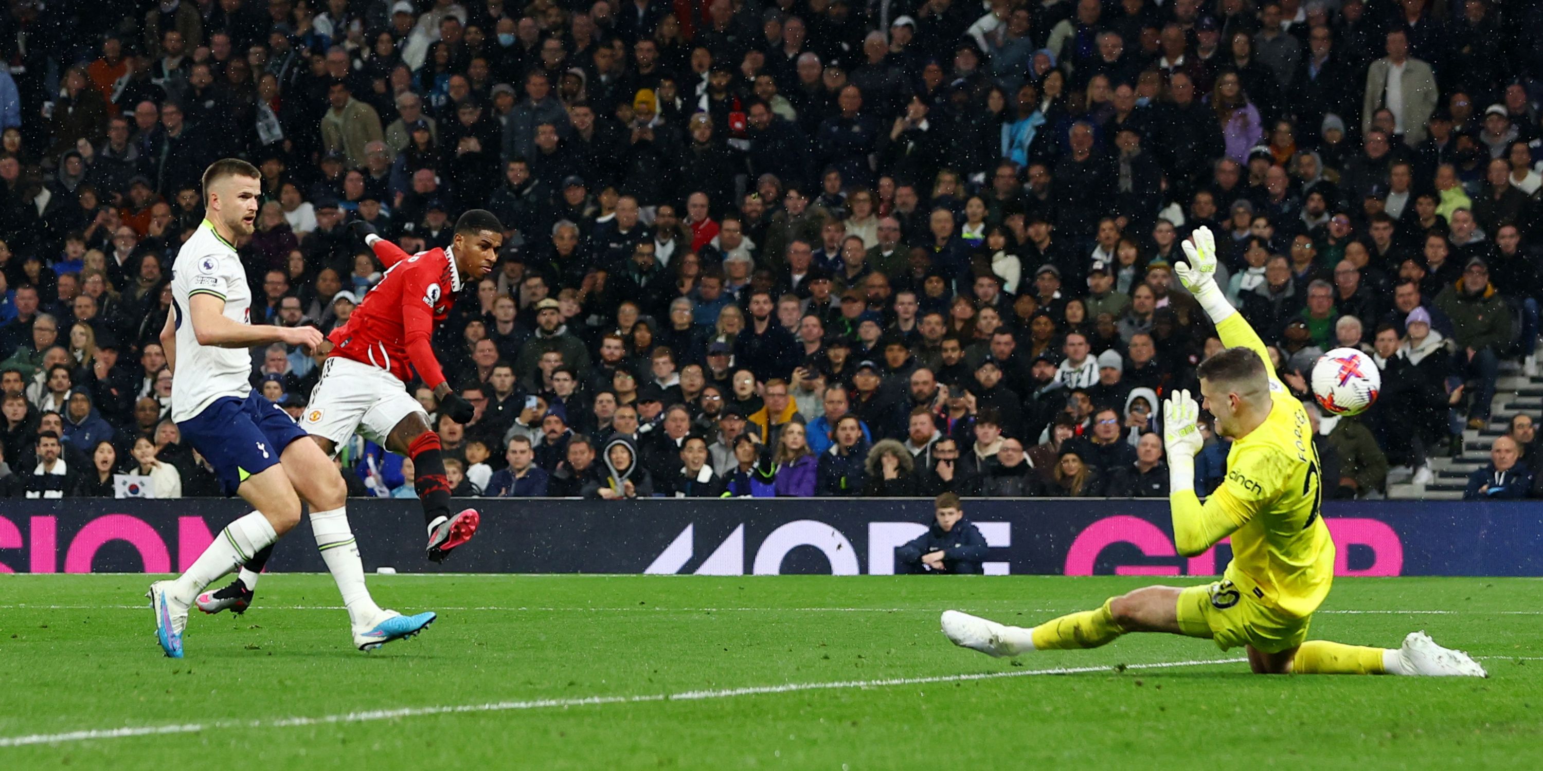 Marcus Rashford goal record vs Tottenham