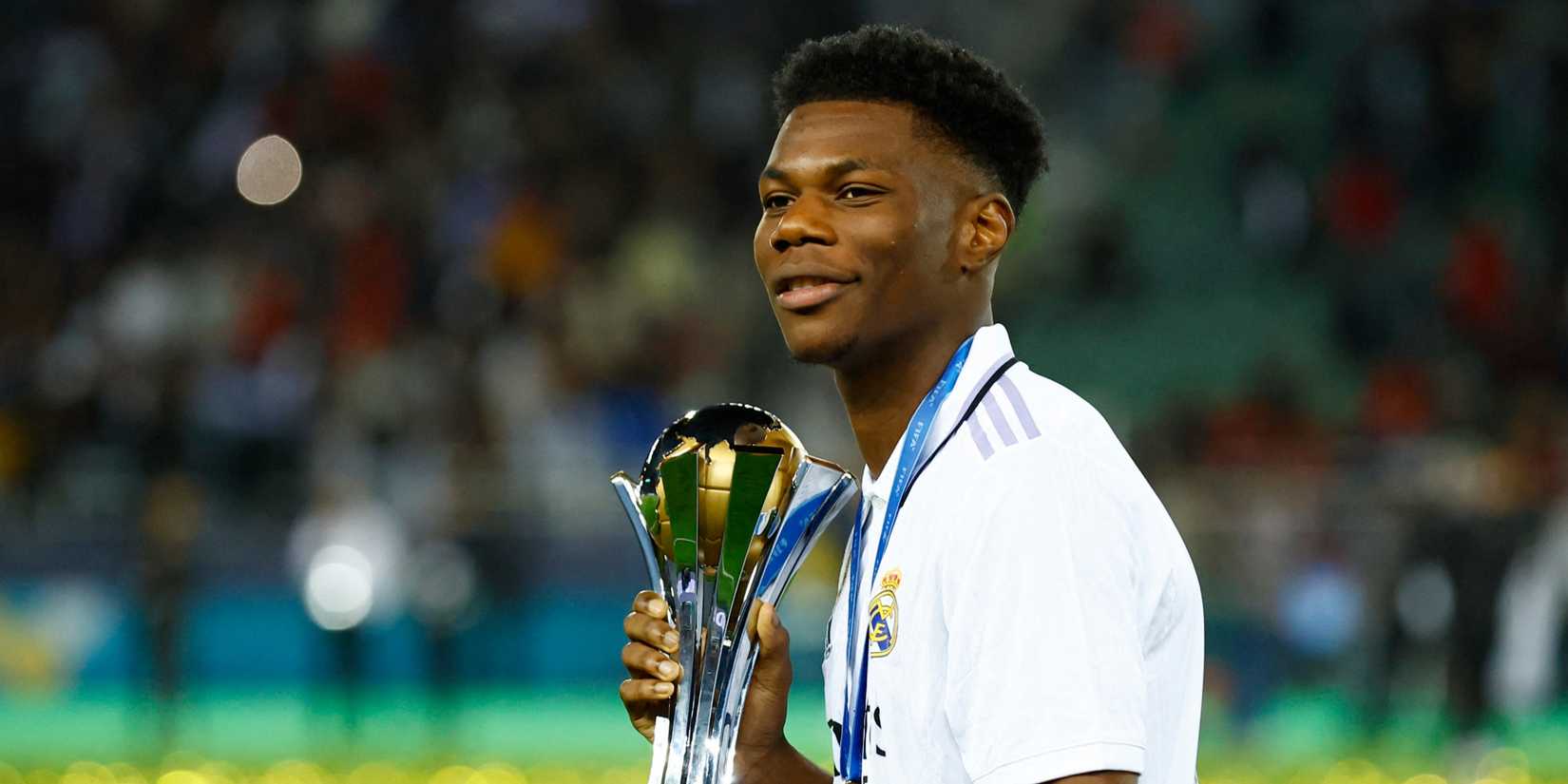 Real Madrid midfielder Aurelien Tchouameni