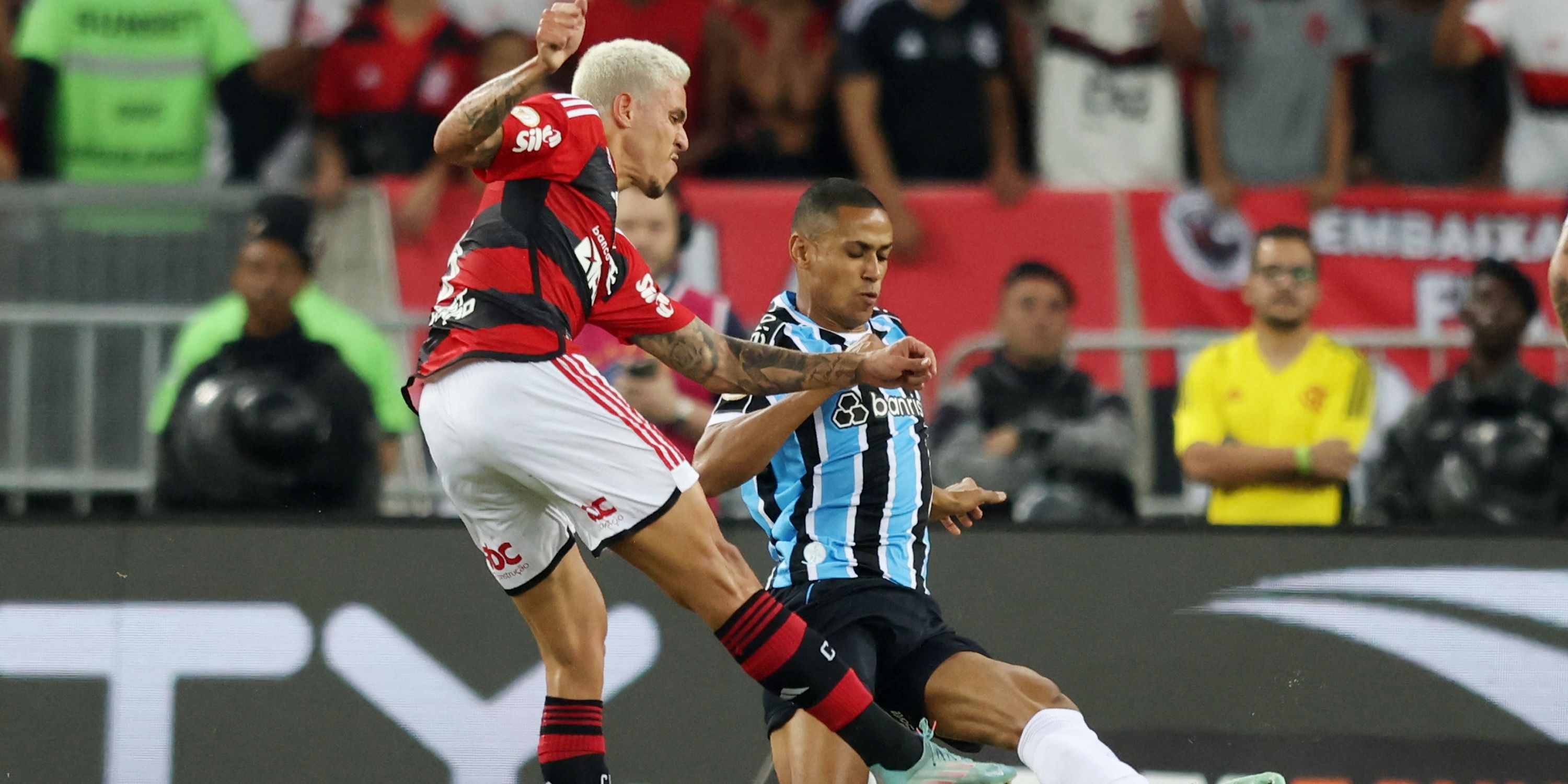 Flamengo's Pedro scores their second goal