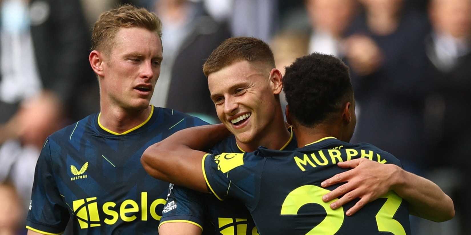 Newcastle United winger Harvey Barnes.