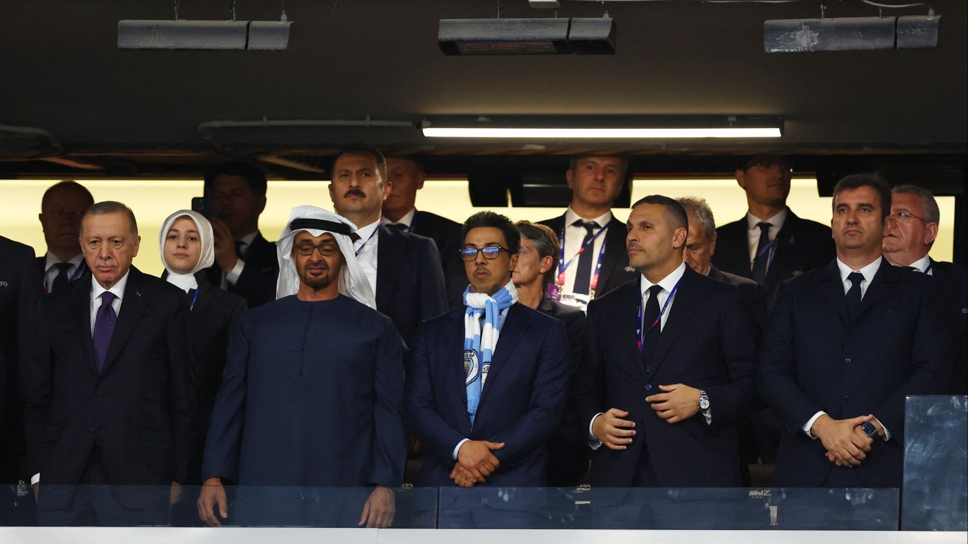 Manchester City owners at Champions League final