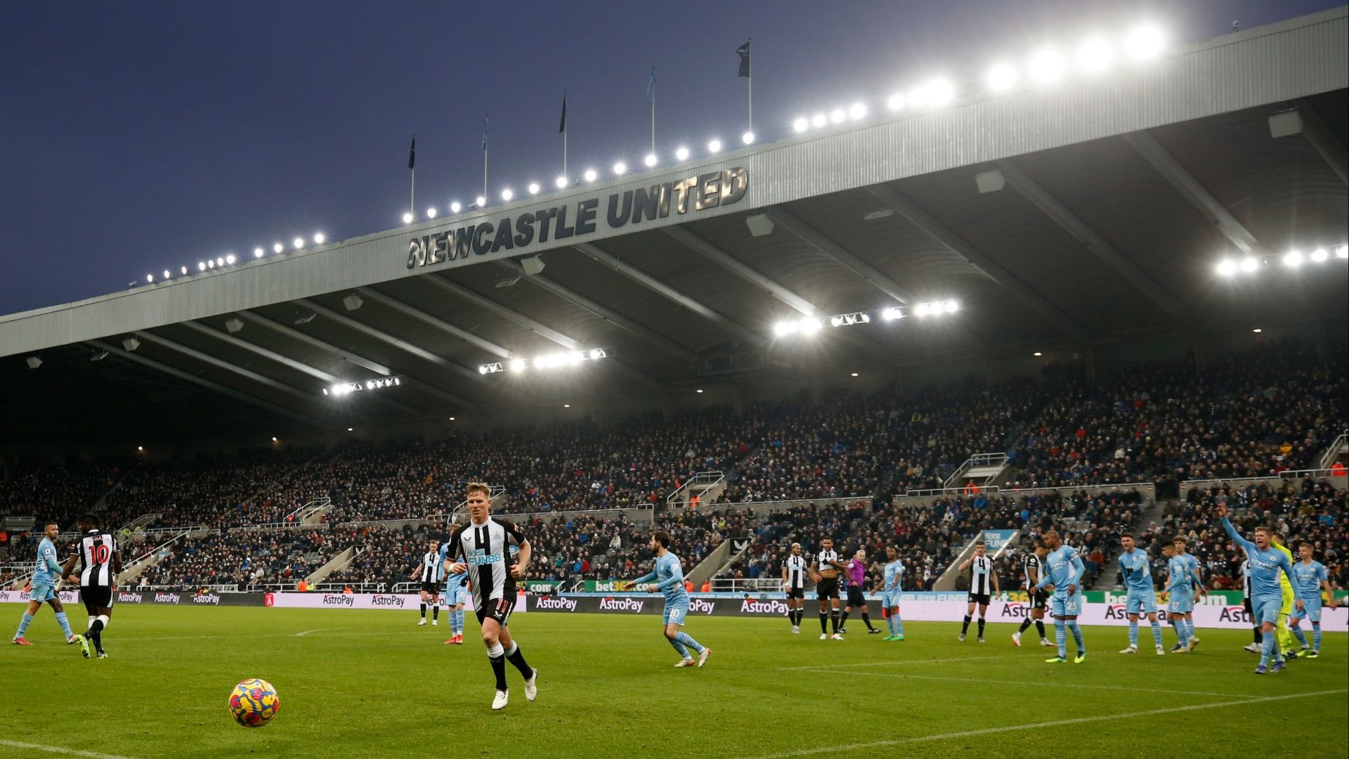 St. James' Park - Newcastle v Manchester City