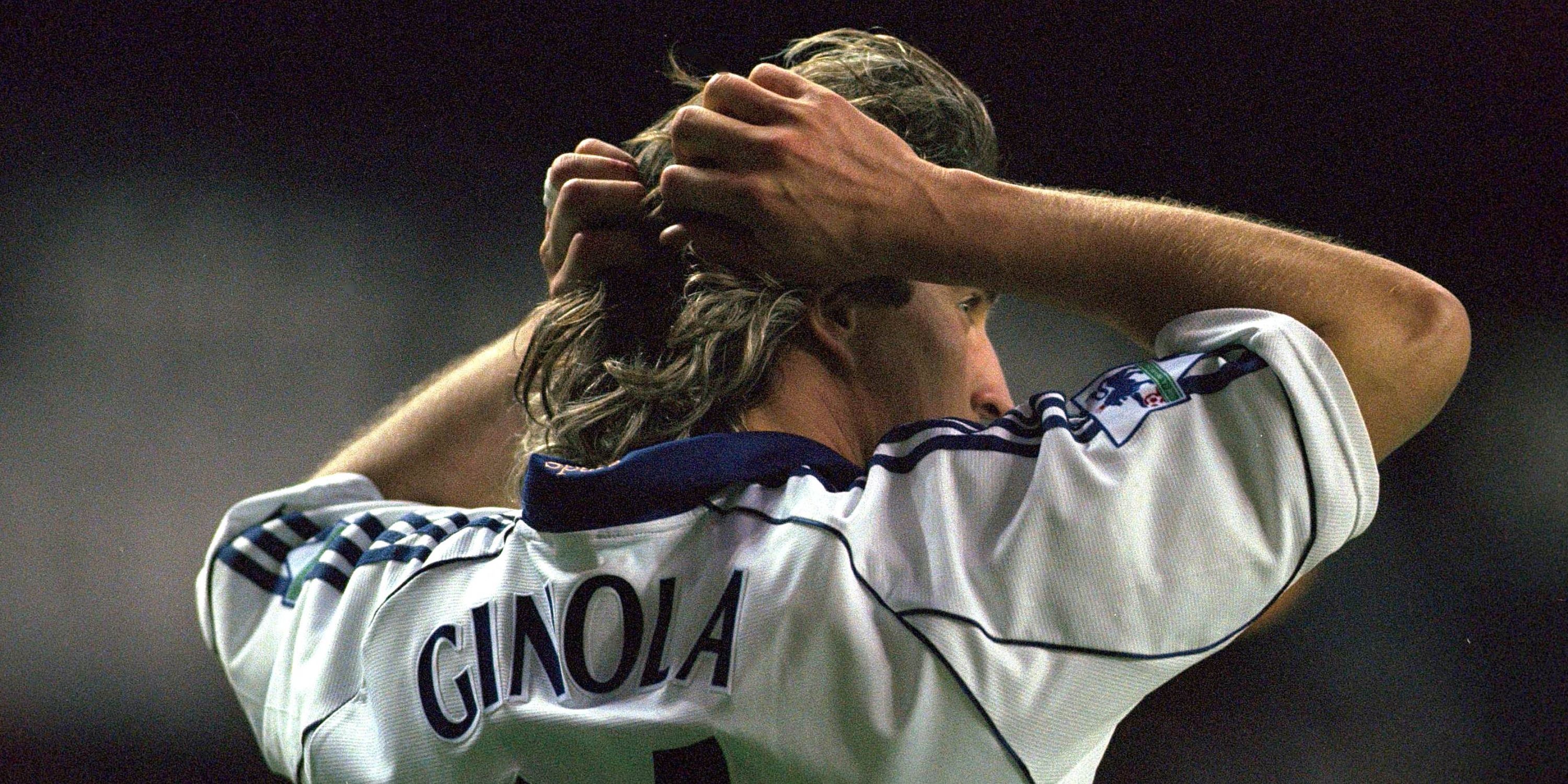 DAVID GINOLA TOTTENHAM HOTSPUR FC 24 September 1997 Stock Photo