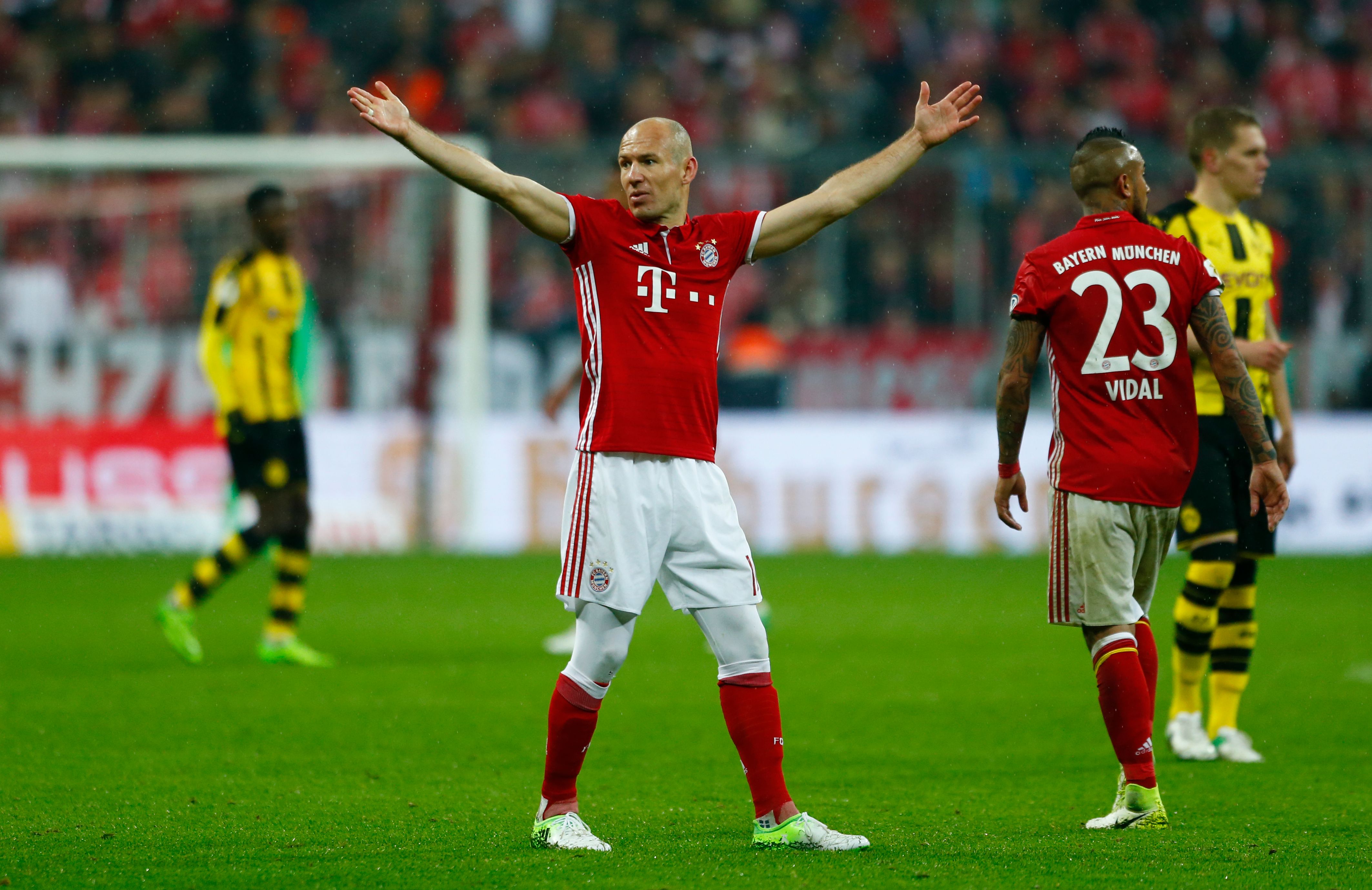 Bayern Munich's Arjen Robben 