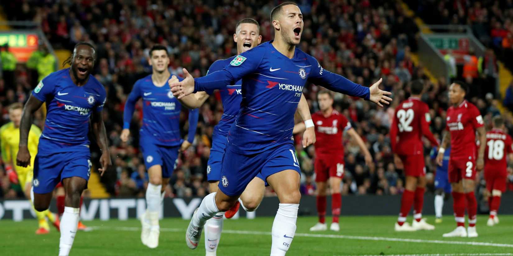 Eden Hazard vs Liverpool 2018