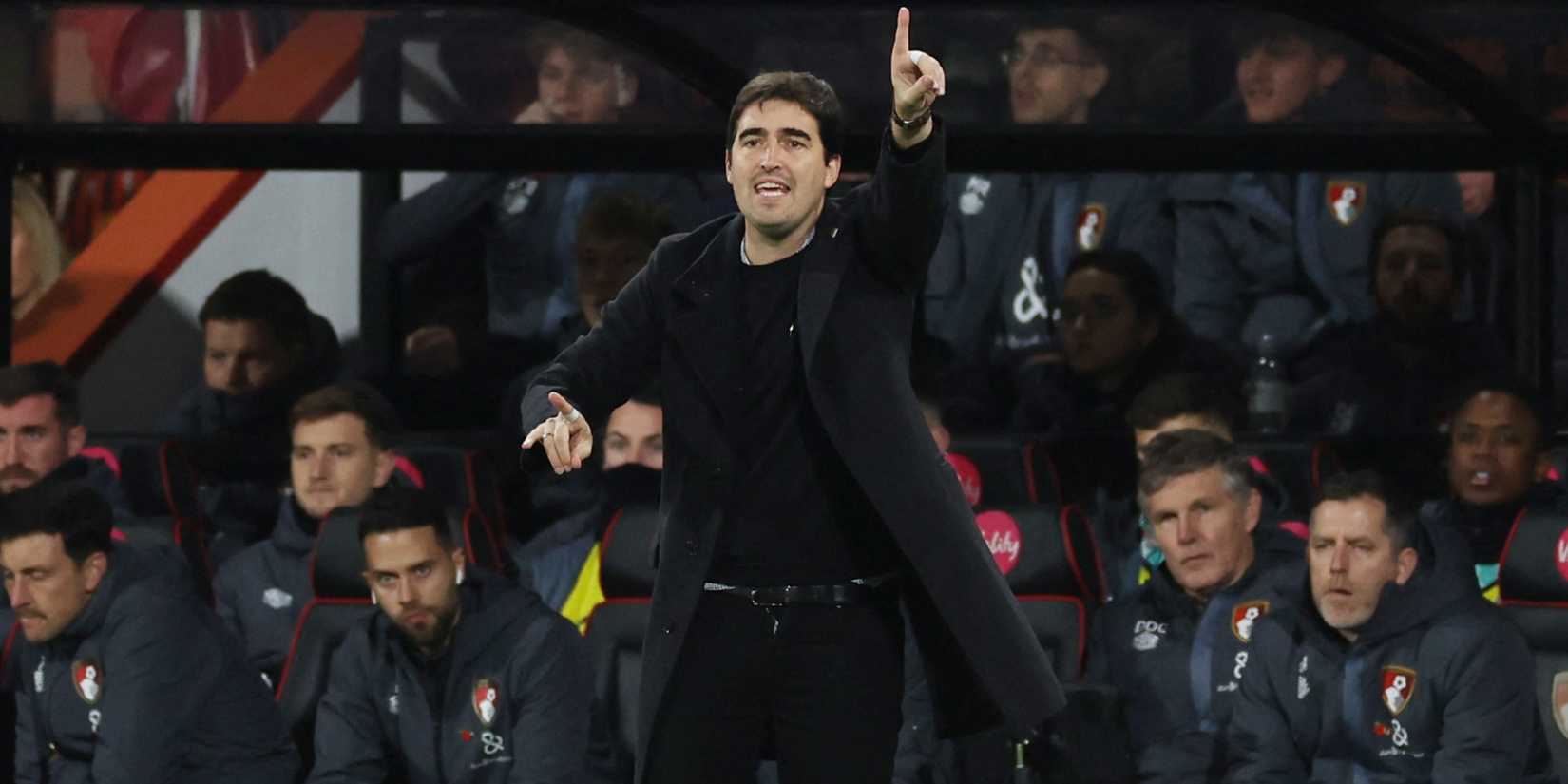 Andoni Iraola, treinador do Bournemouth