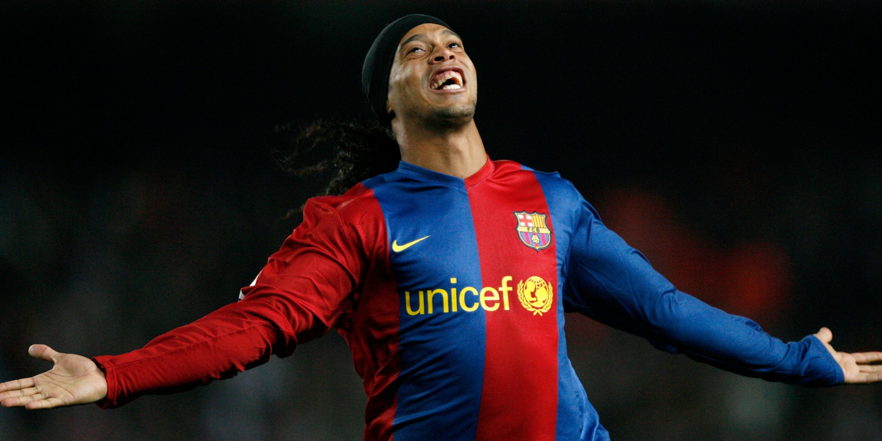 Barcelona-Unicef- Ronaldinho