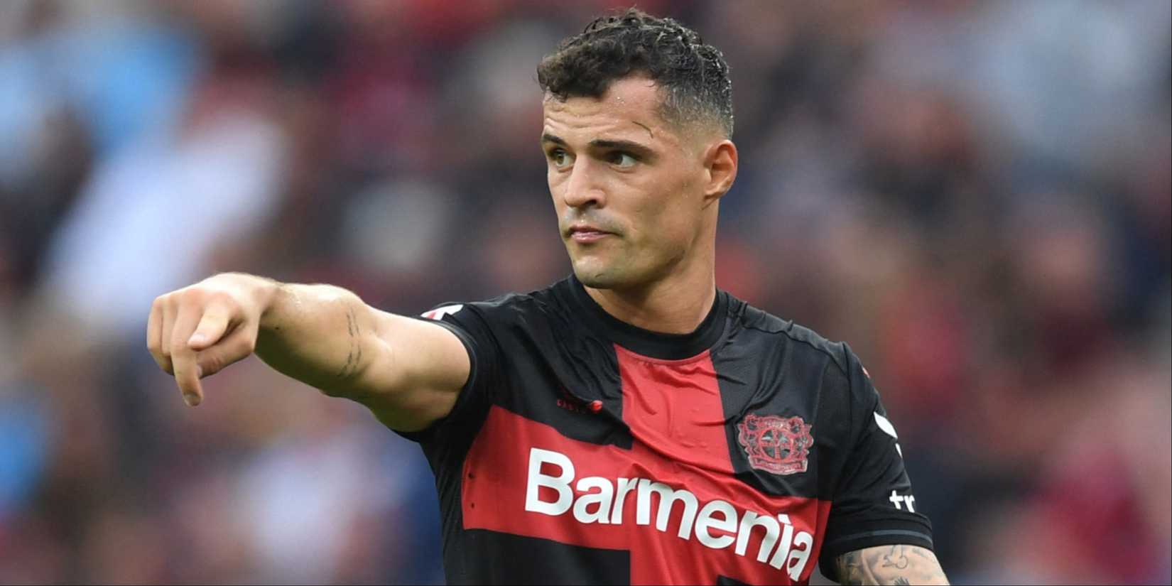 Arsenal's new Xhaka is becoming "one of the best Emirates era signings" Granit-Xhaka-Bayer-Leverkusen