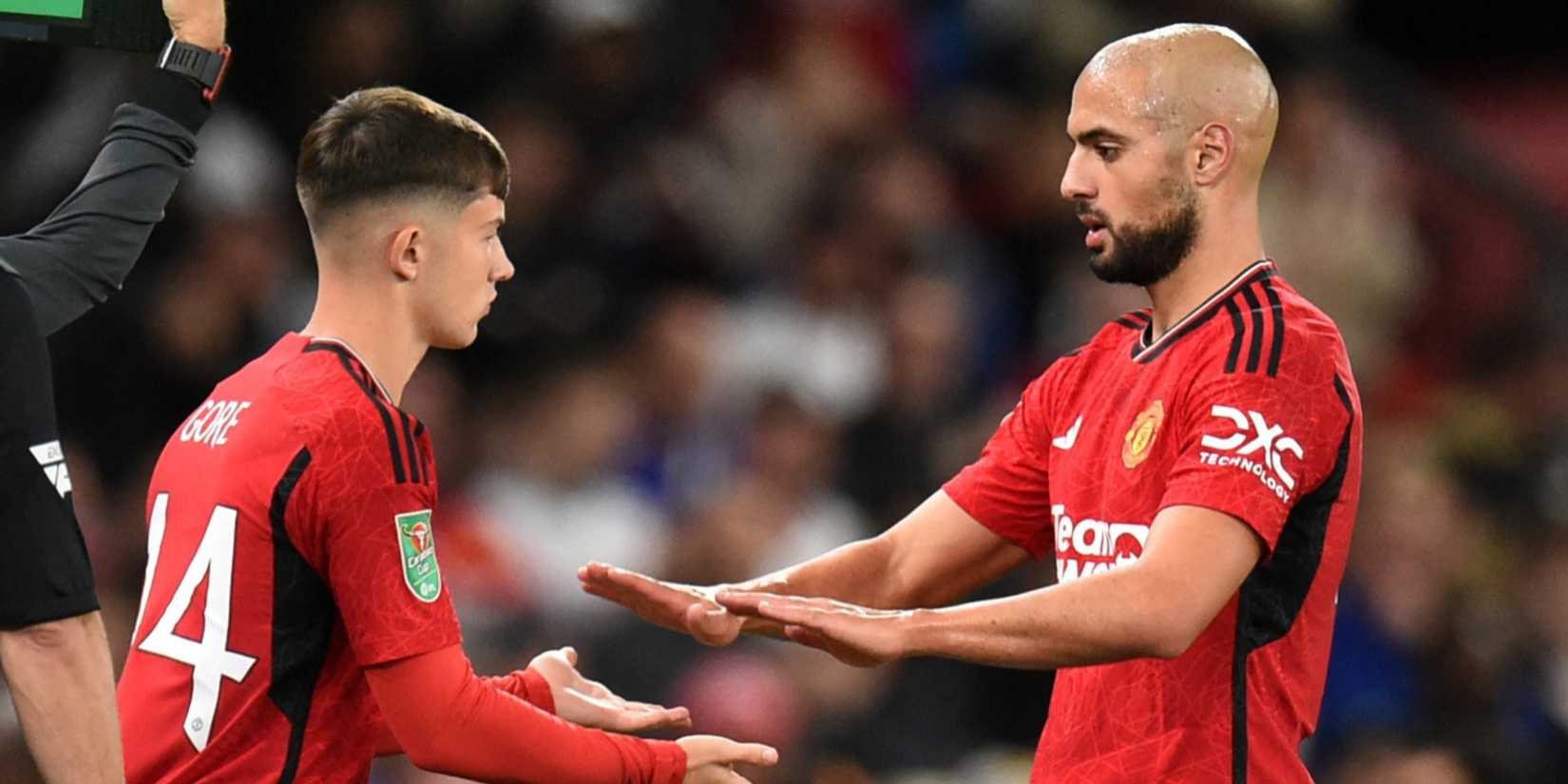 Daniel Gore-Sofyan-Amrabat-Manchester United
