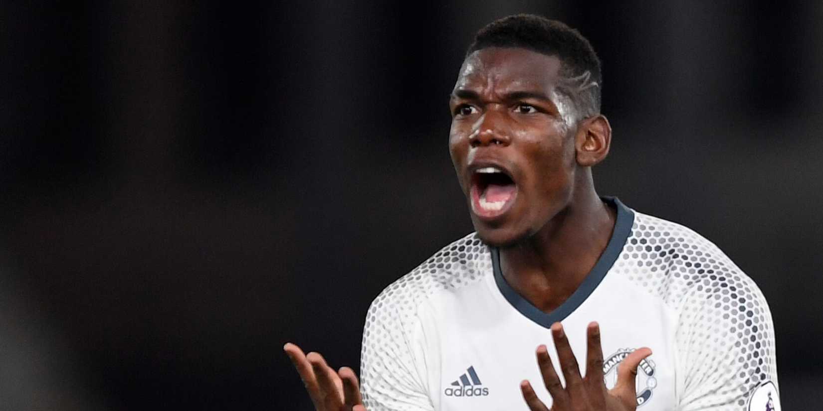 Paul Pogba in a Manchester United jersey