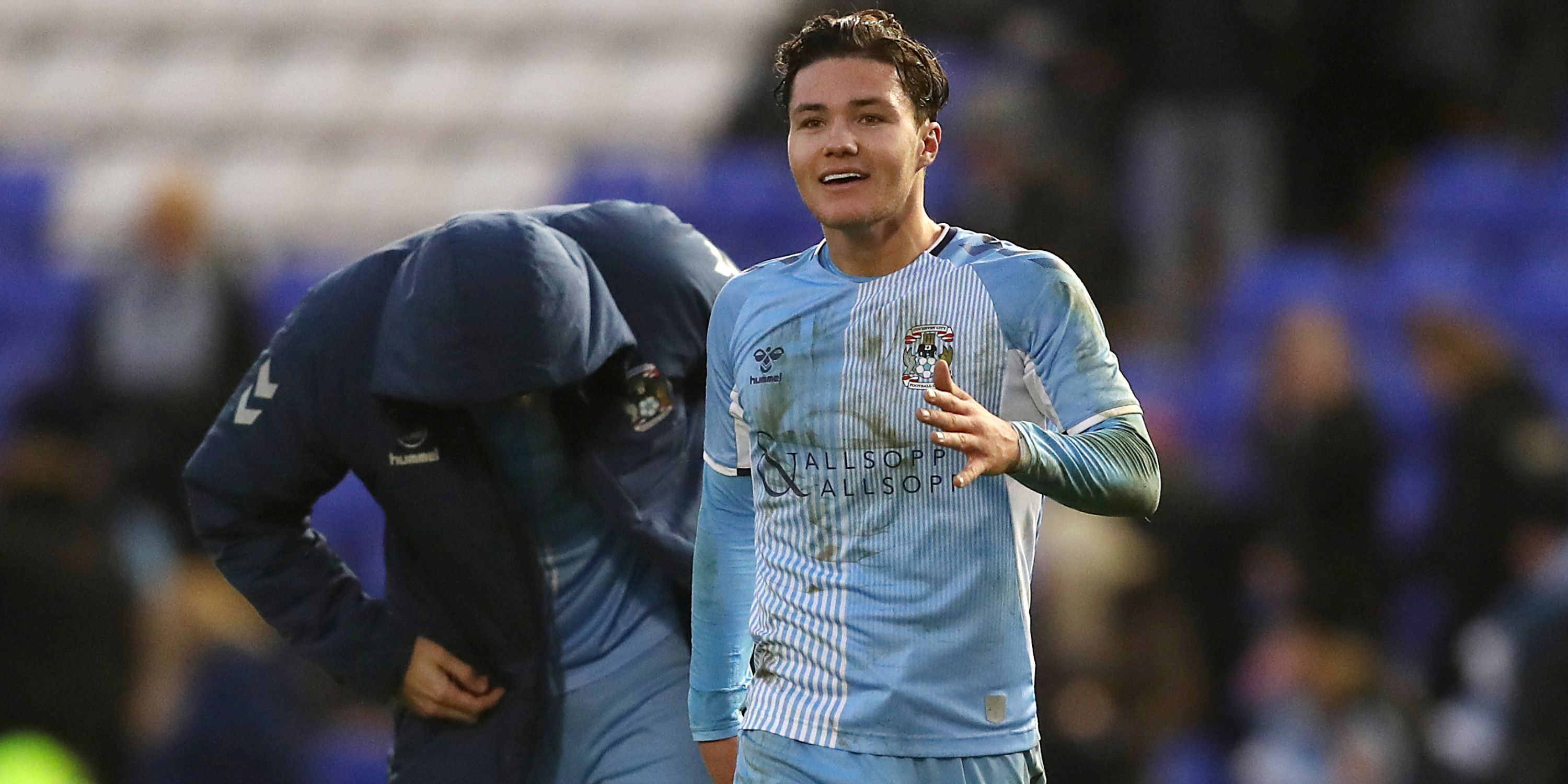 Coventry City's Callum O'Hare in FA Cup action