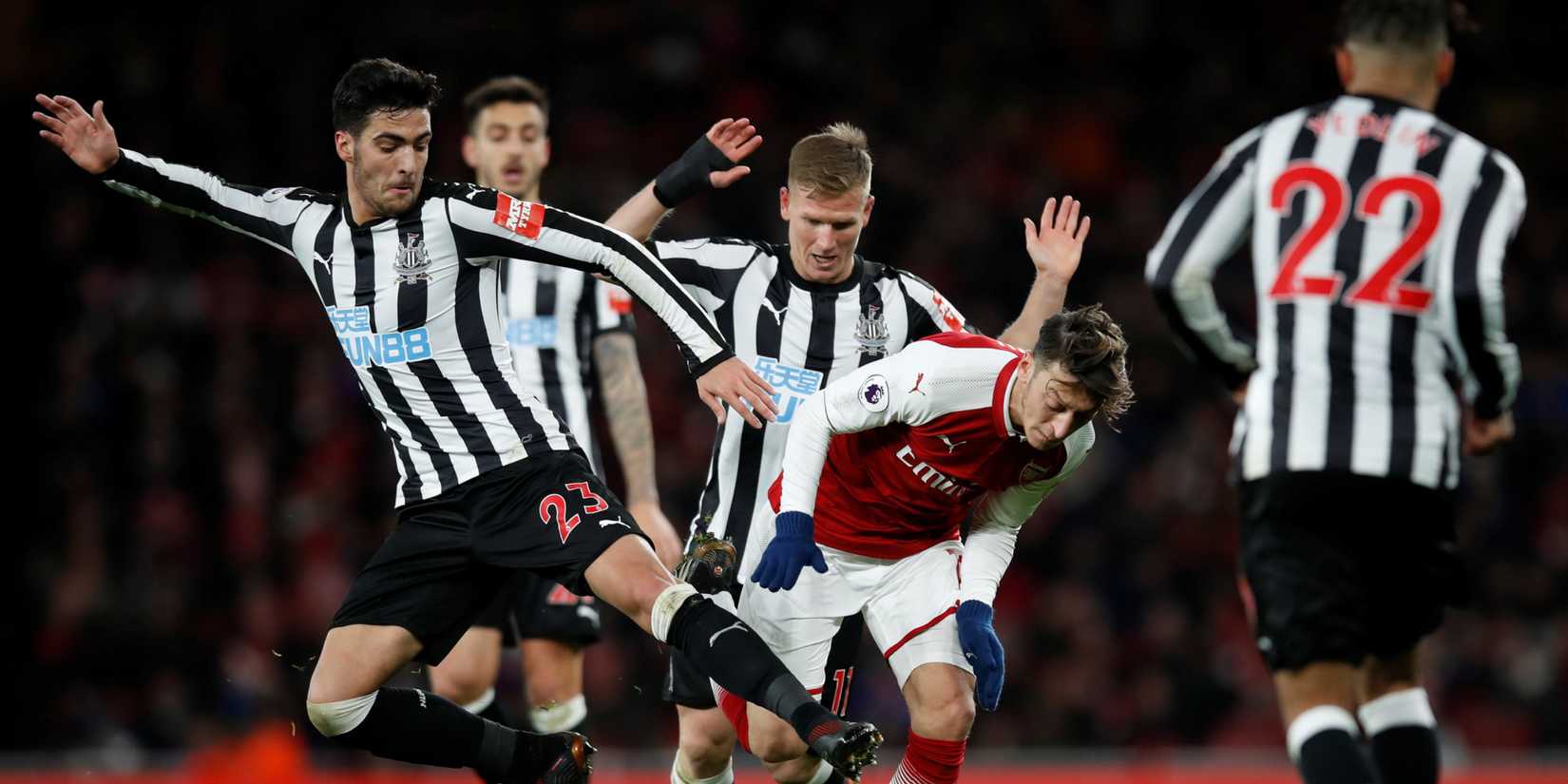 Микель Мерино в составе Ньюкасла