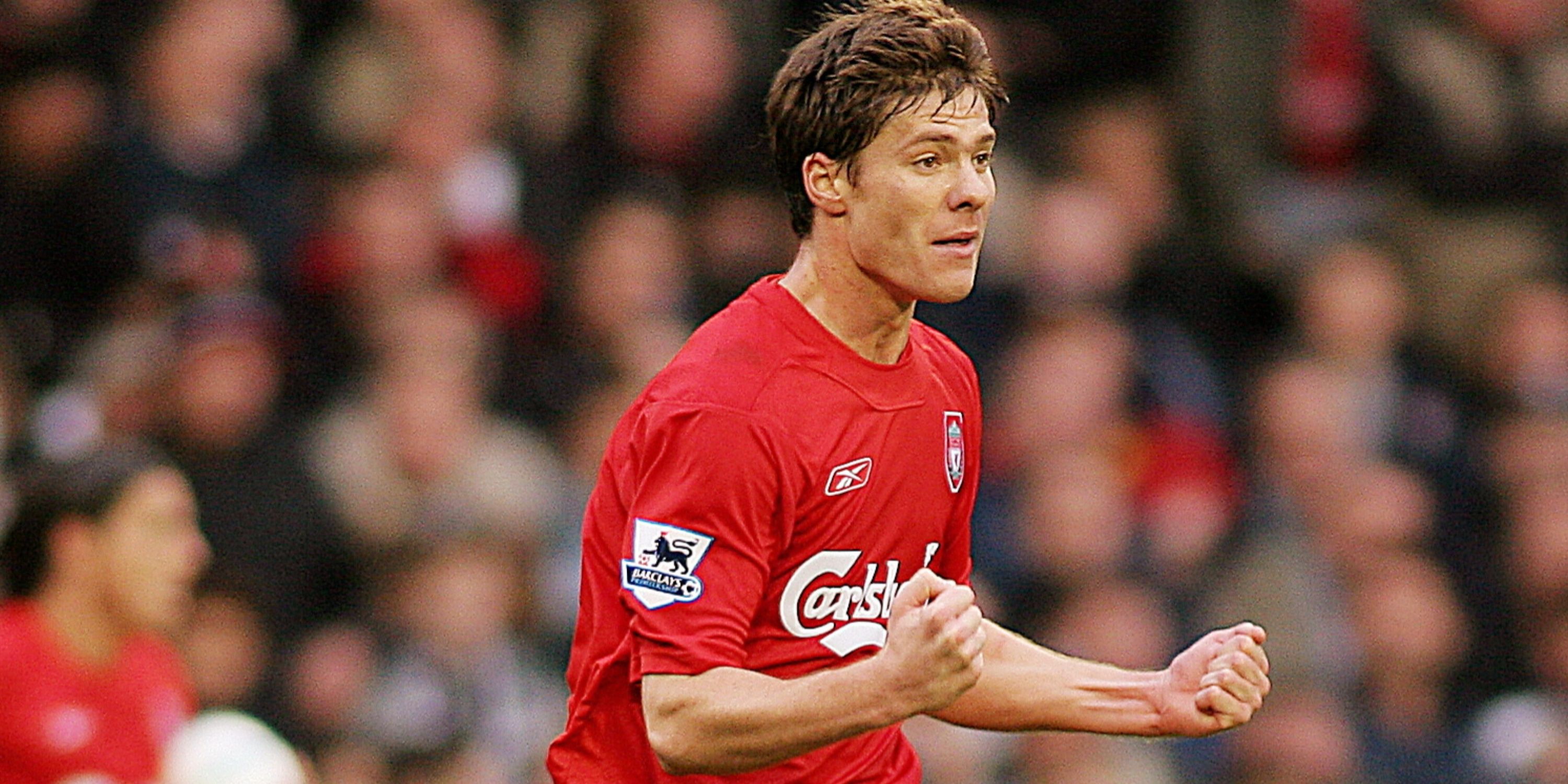 Xabi Alonso in action for Liverpool.