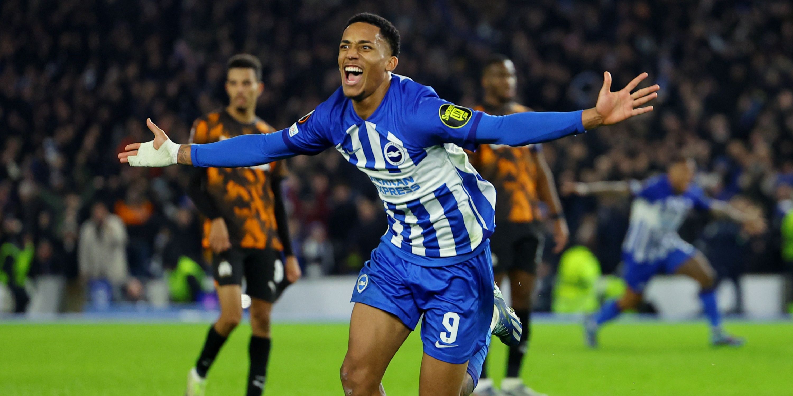 joao-pedro-celebrates-brighton-marseille-europa-league