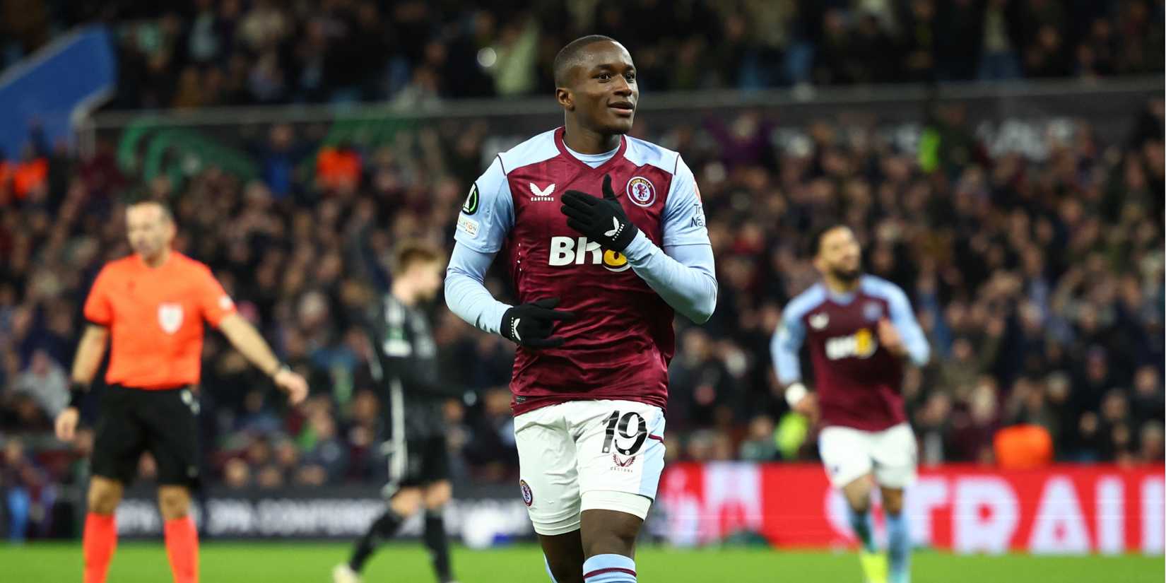 Aston Villa's Moussa Diaby