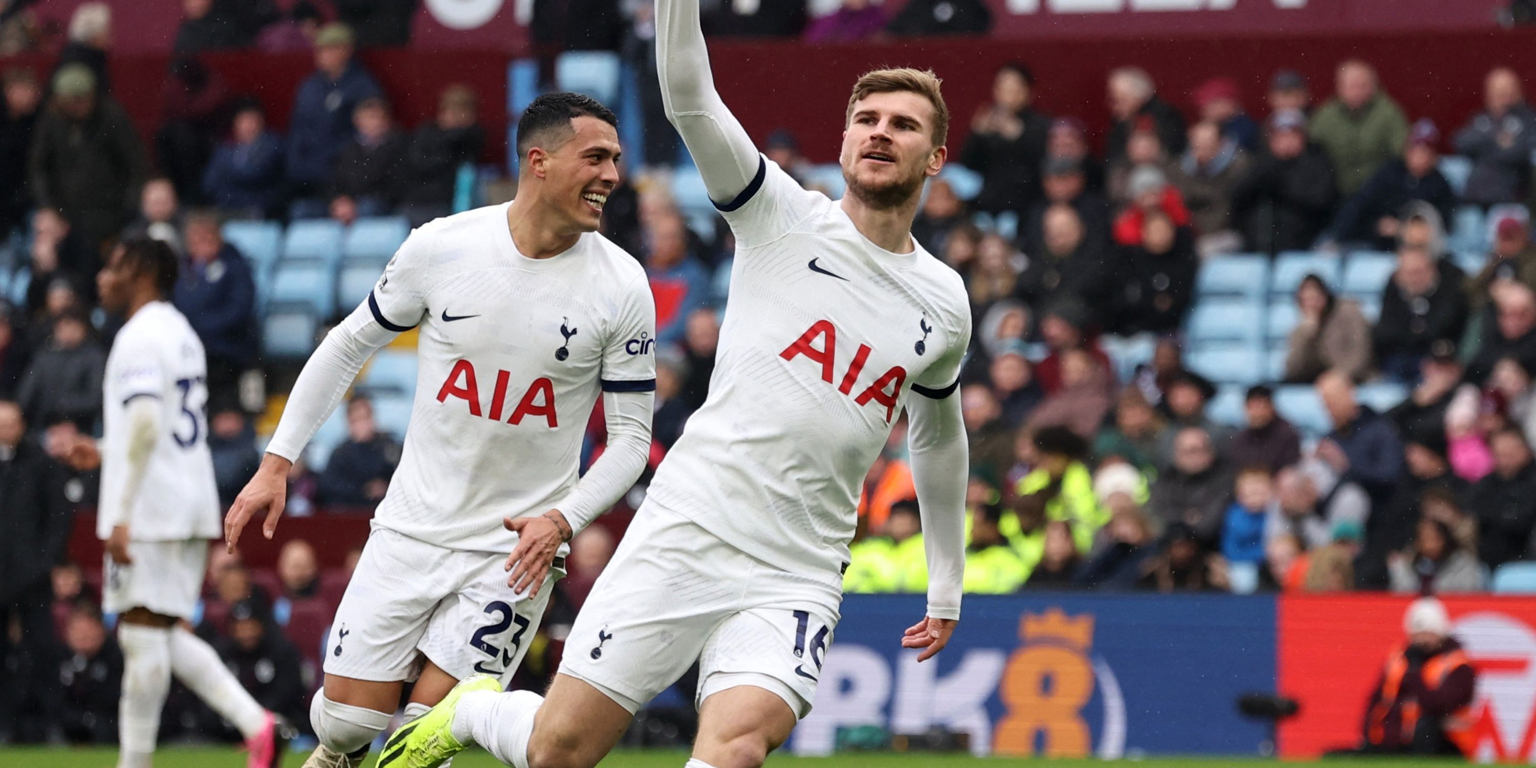 Timo Werner scores for Tottenham