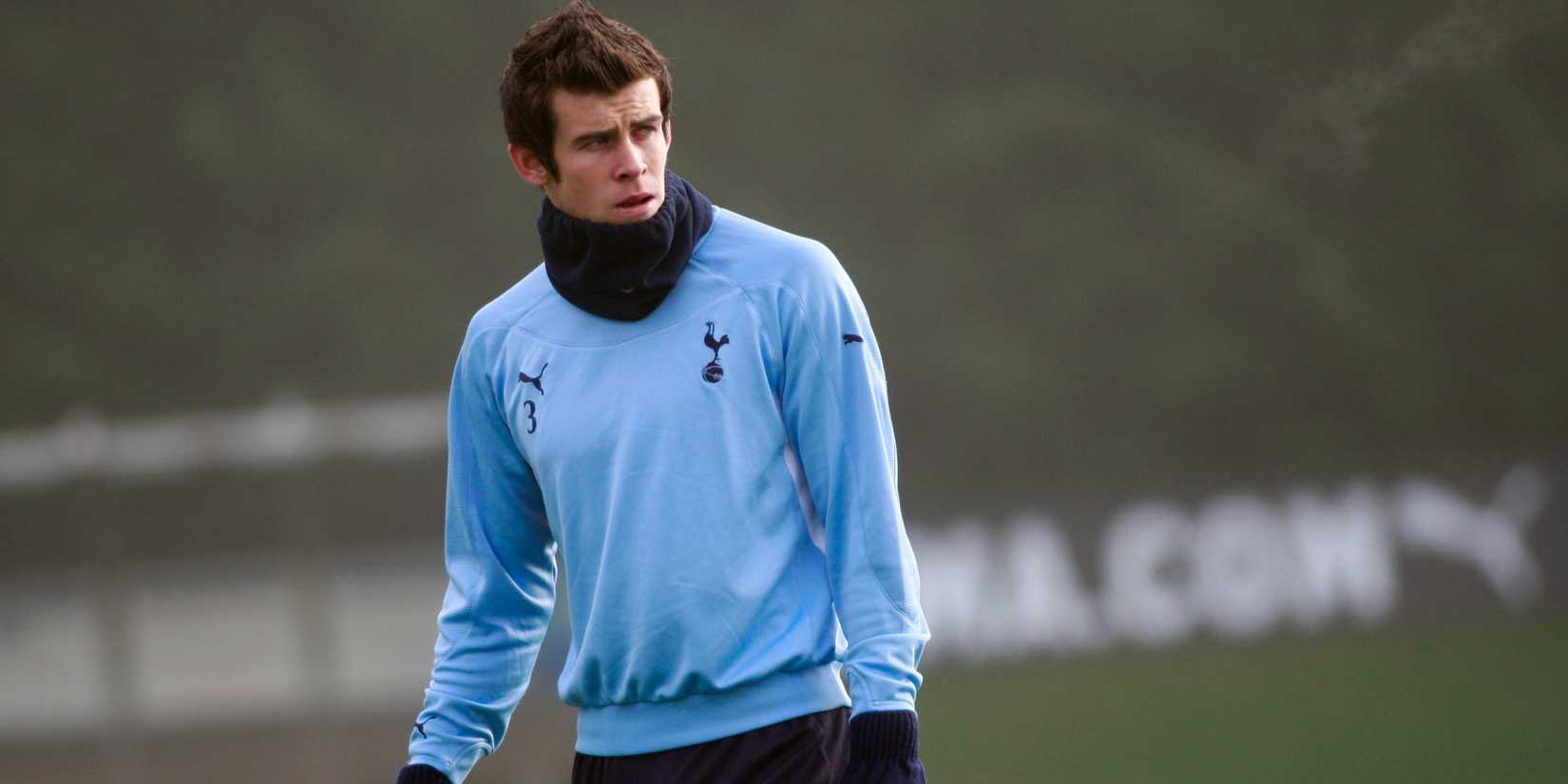 Gareth Bale in Tottenham training