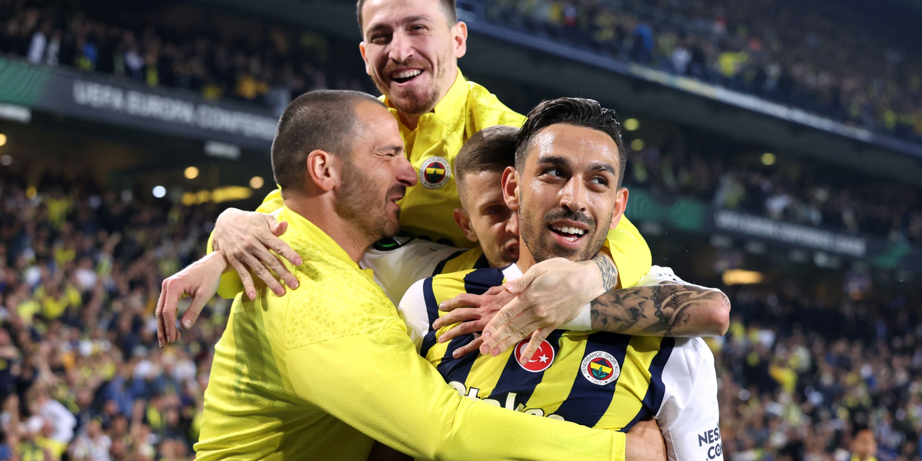 Irfan Kahveci in action for Fenerbahce