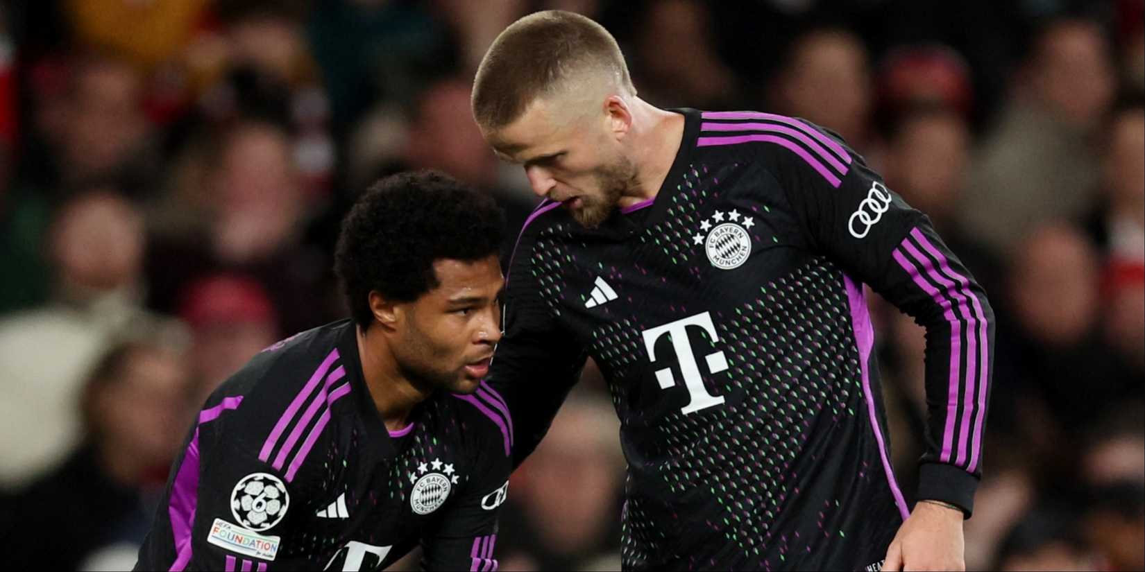Serge Gnabry y Eric Dier.