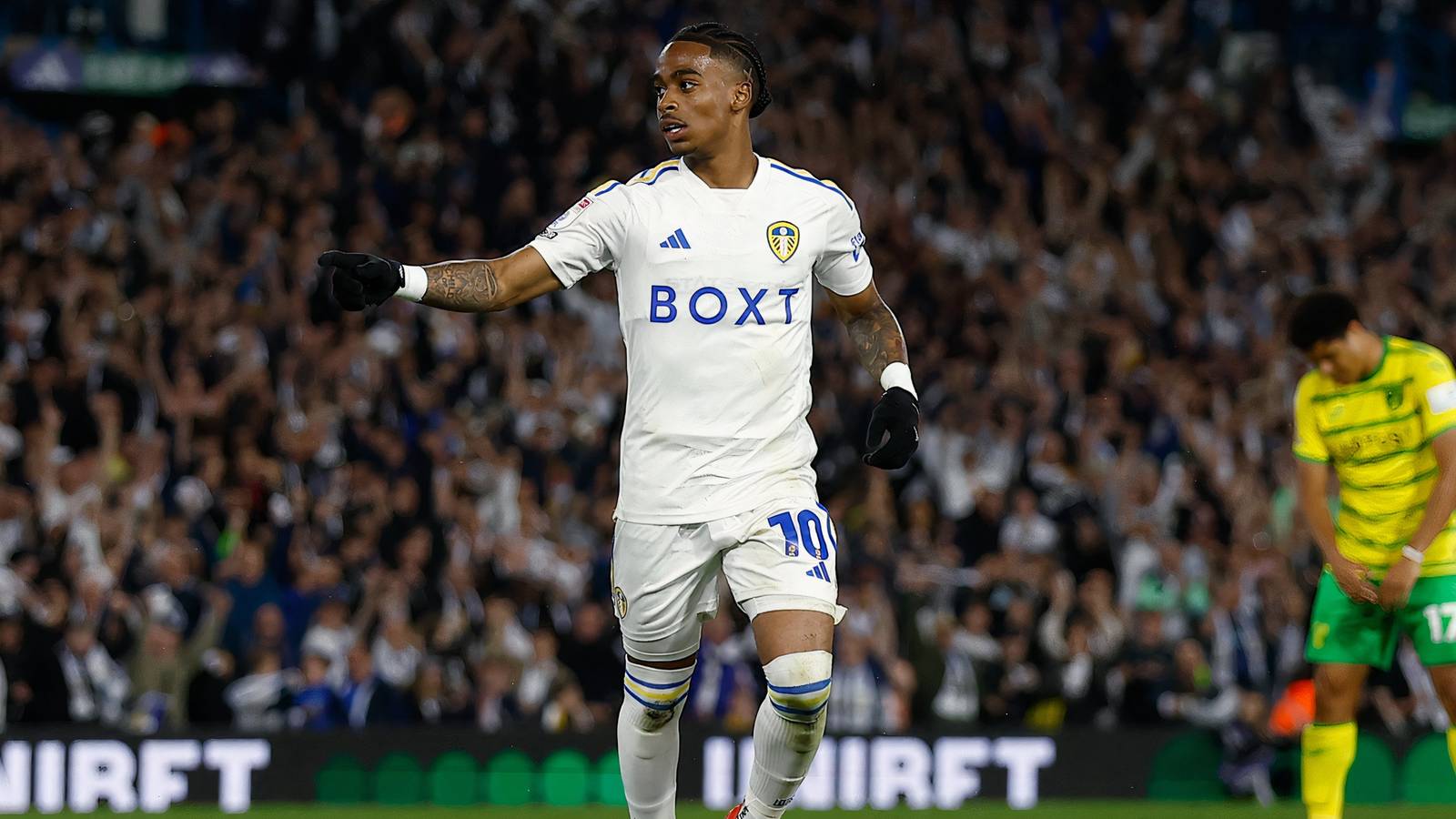 The £25m star is set to sign for Elland Road The £25m star is set to sign for Elland Road