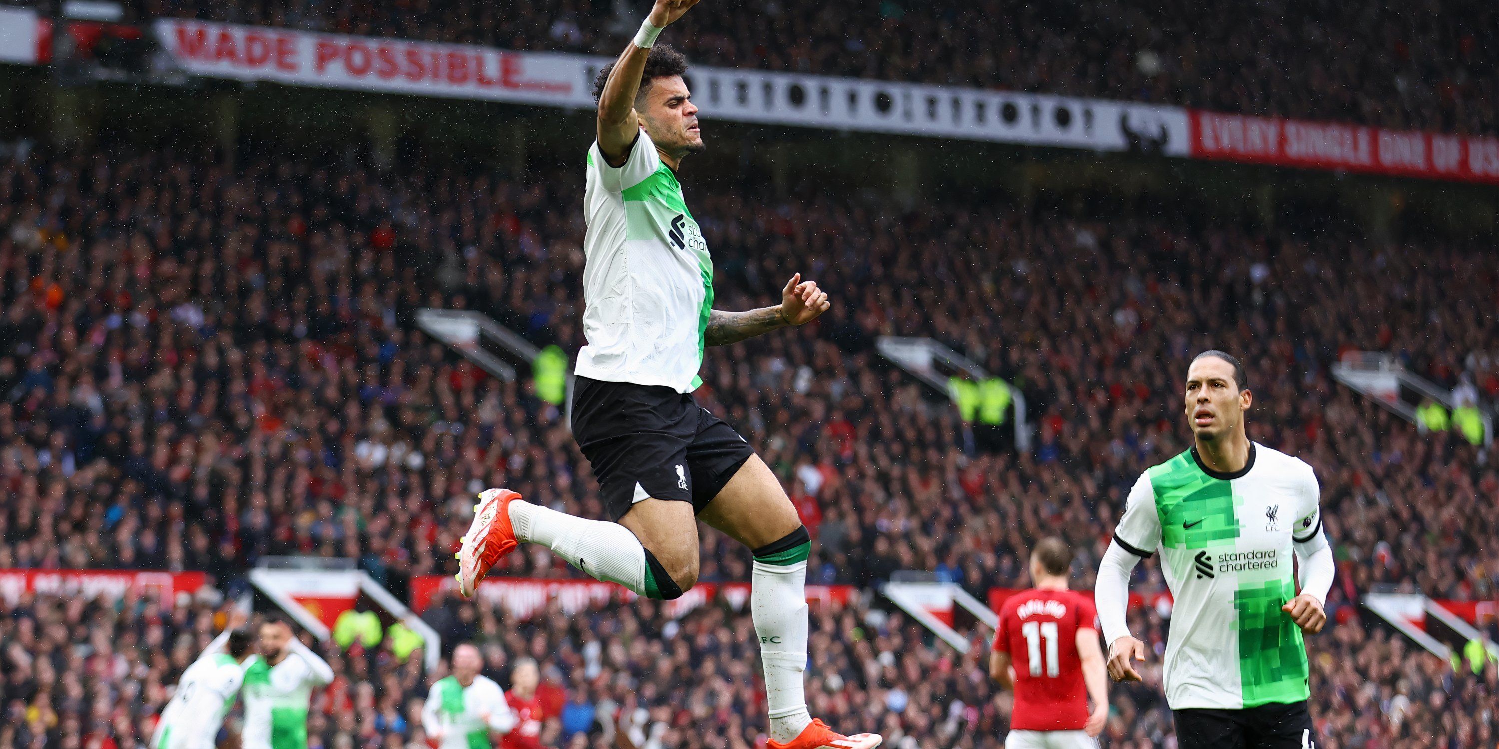 Luis Diaz scores for Liverpool