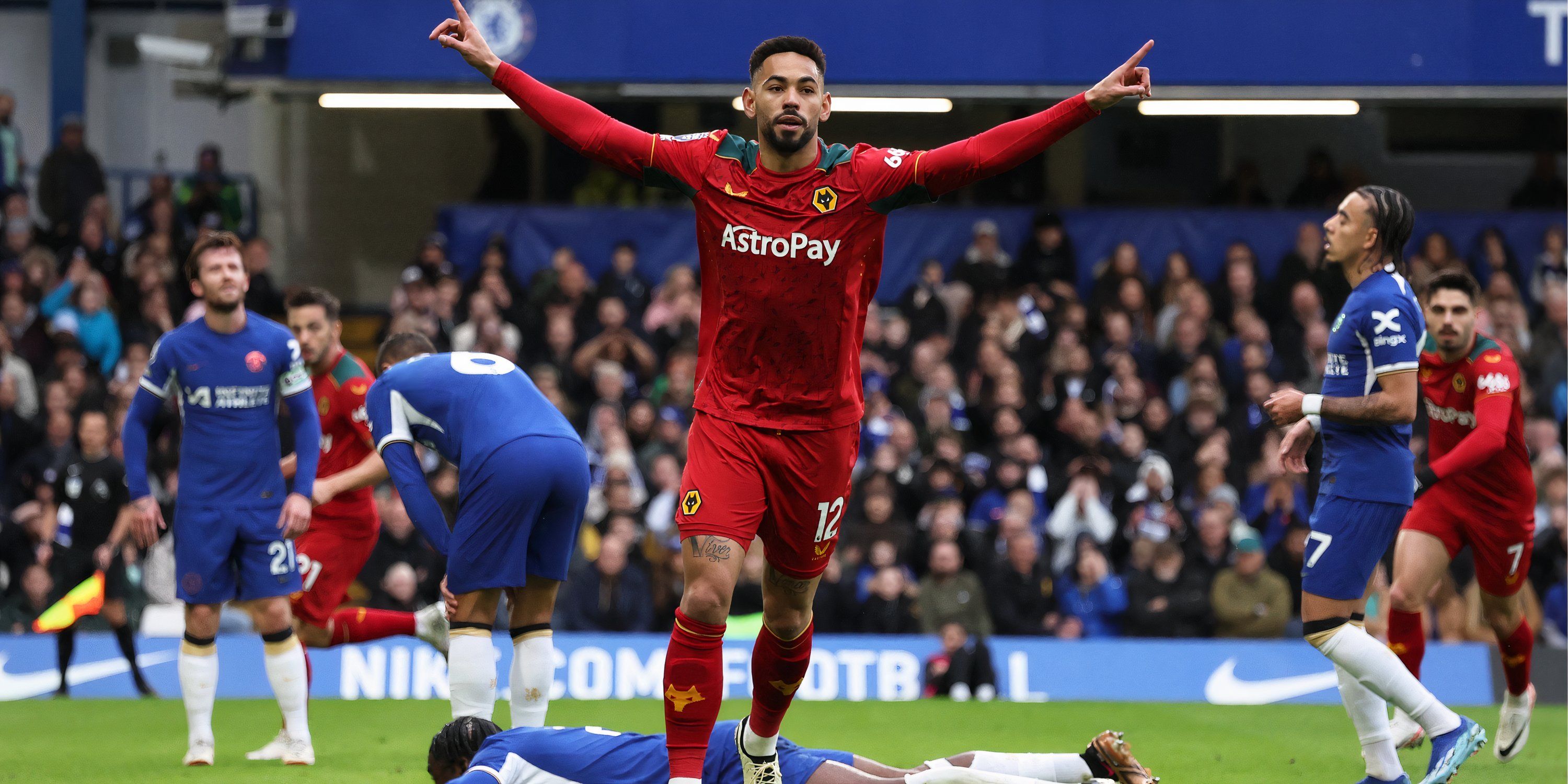 Matheus Cunha scores for Wolves