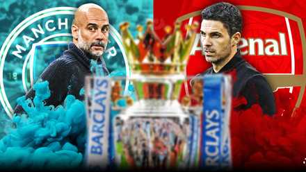 pep-guardiola-mikel-arteta-man-city-arsenal-premier-league-title-race
