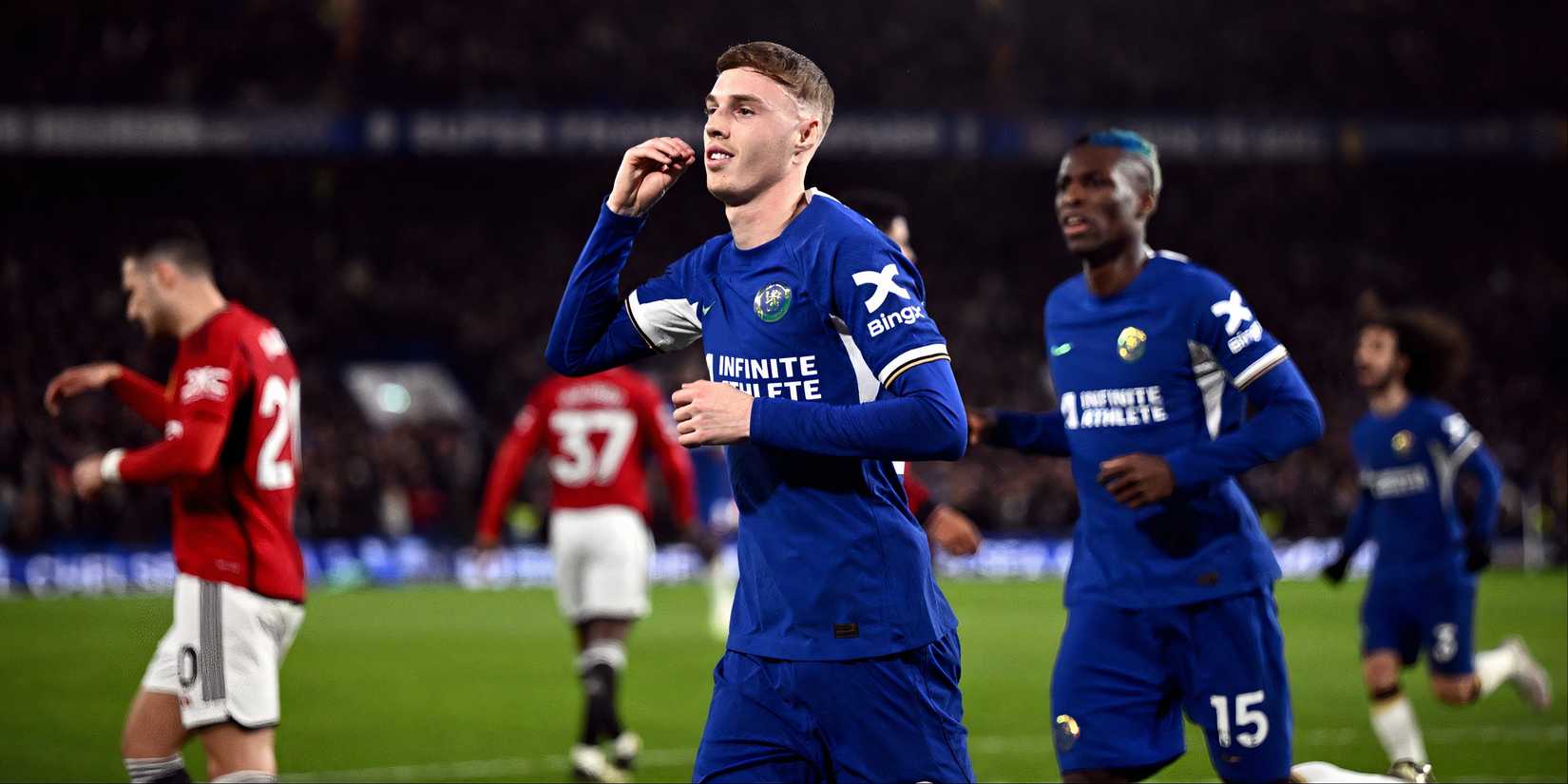 Chelsea player Cole Palmer