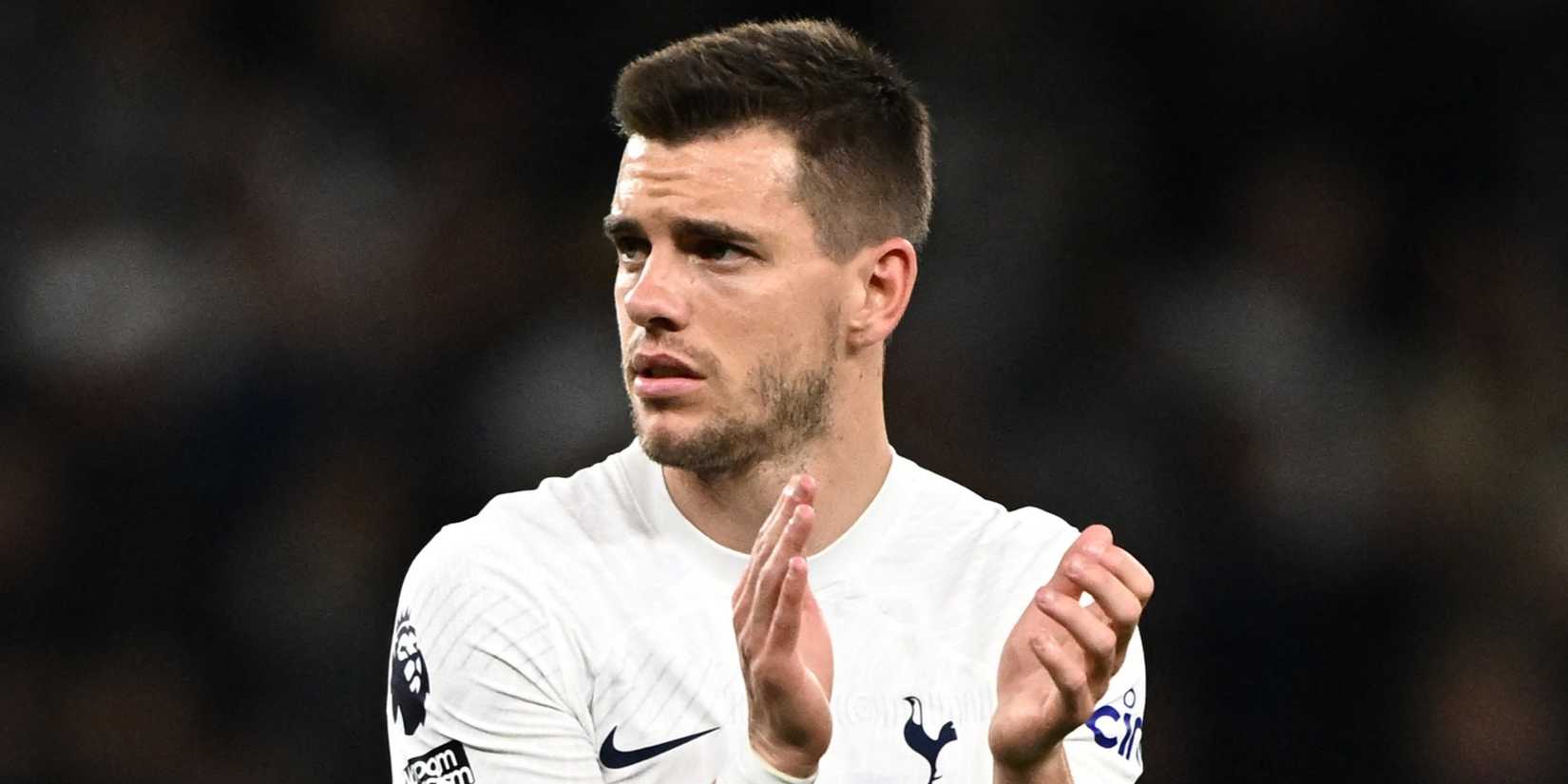 Giovani Lo Celso playing for Tottenham in the Premier League