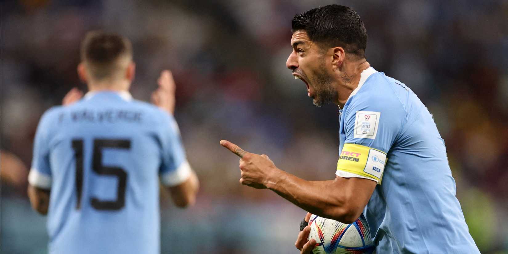 Luis Suarez, avançado do Uruguai, no Mundial de 2022