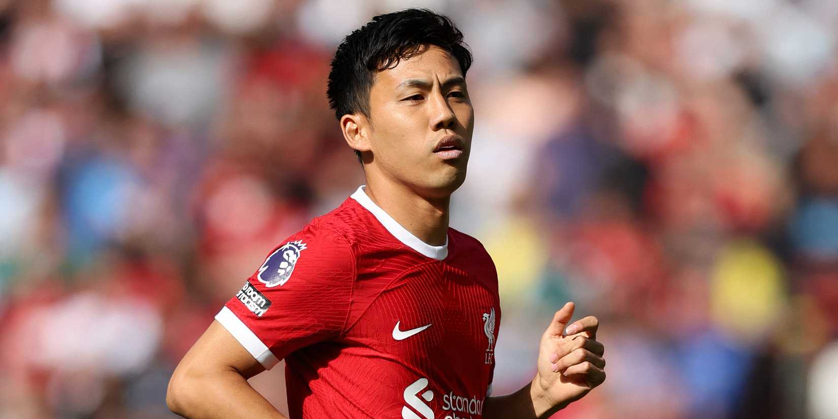 Liverpool midfielder Wataru Endo