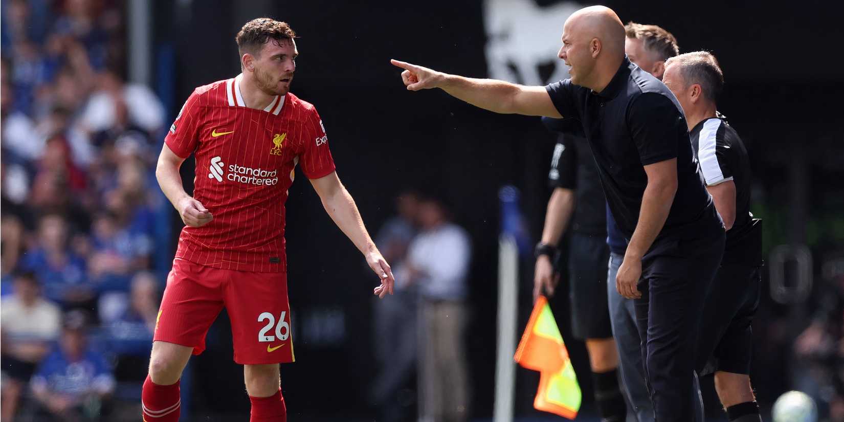 Andy Robertson and Arne slot