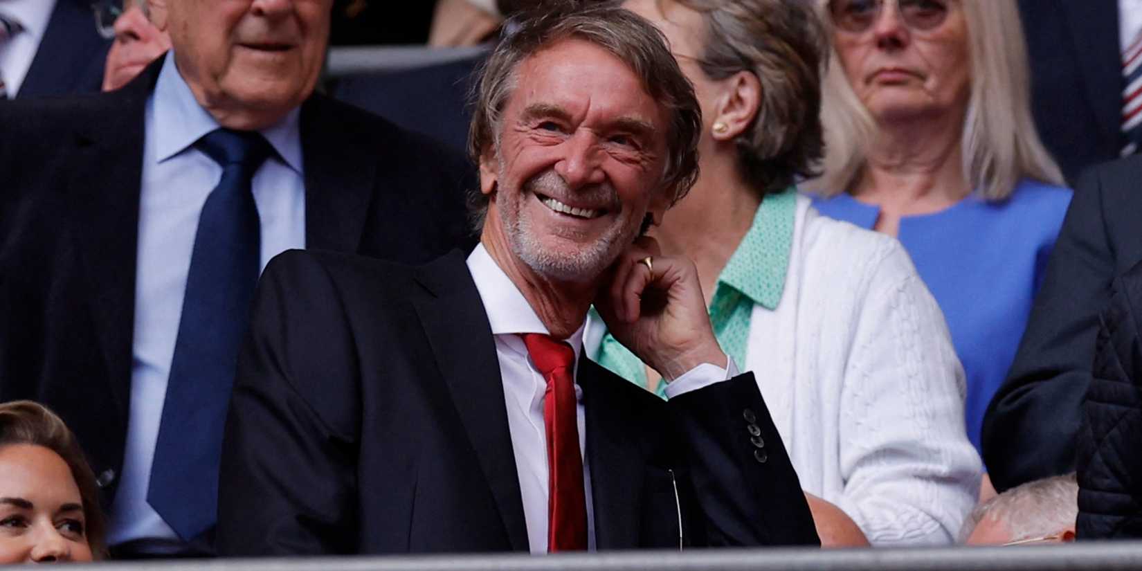On par with Fernandes: Man Utd star is becoming "one of the best in the world" 2 INEOS' Sir Jim Ratcliffe