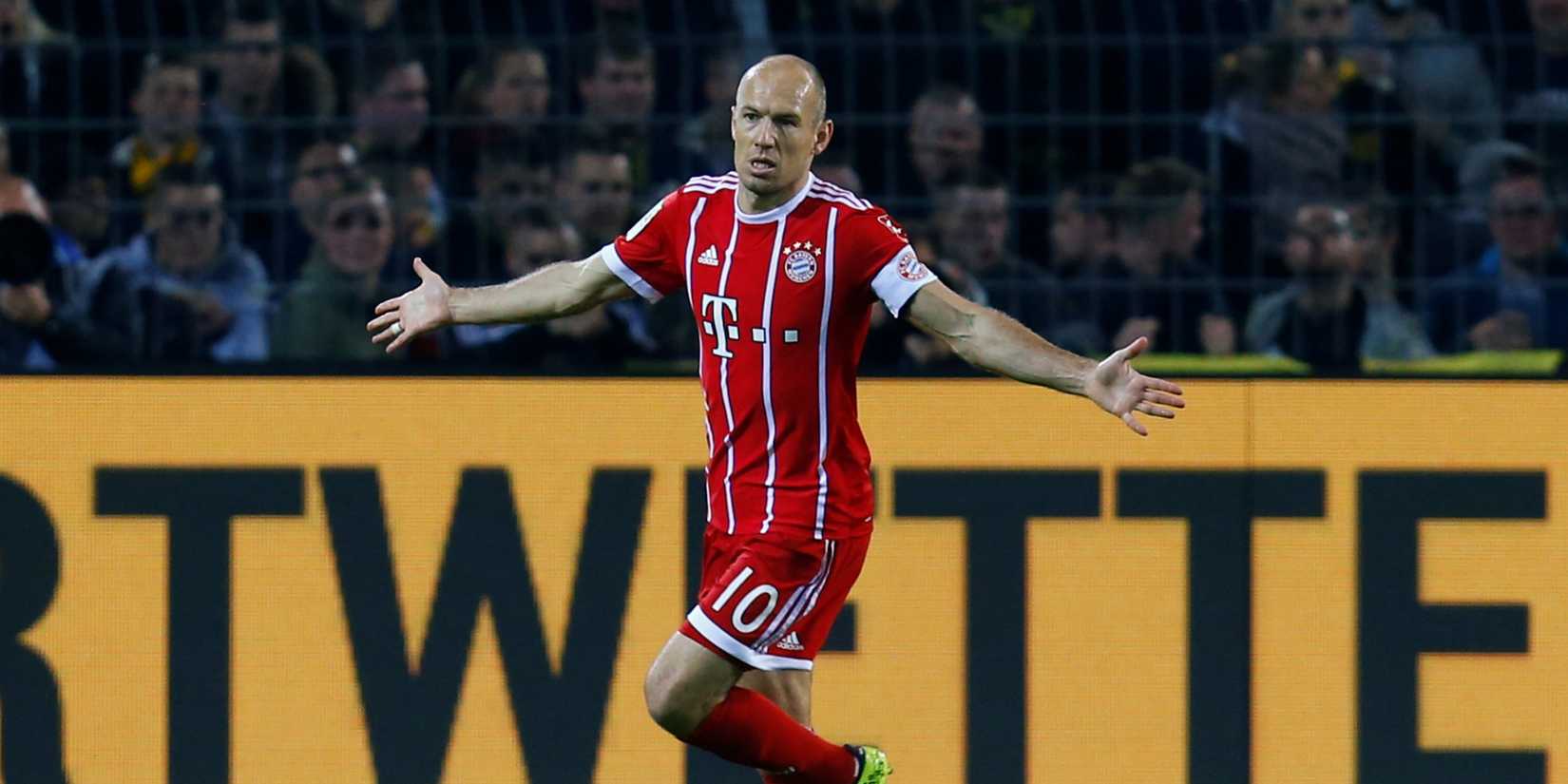 The Greatest 20 Wingers in Football History arjen-robben-bayern-munich