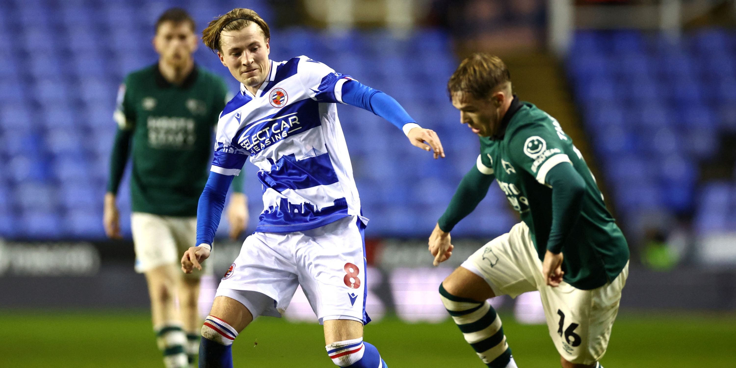 Derby County midfielder Liam Thompson