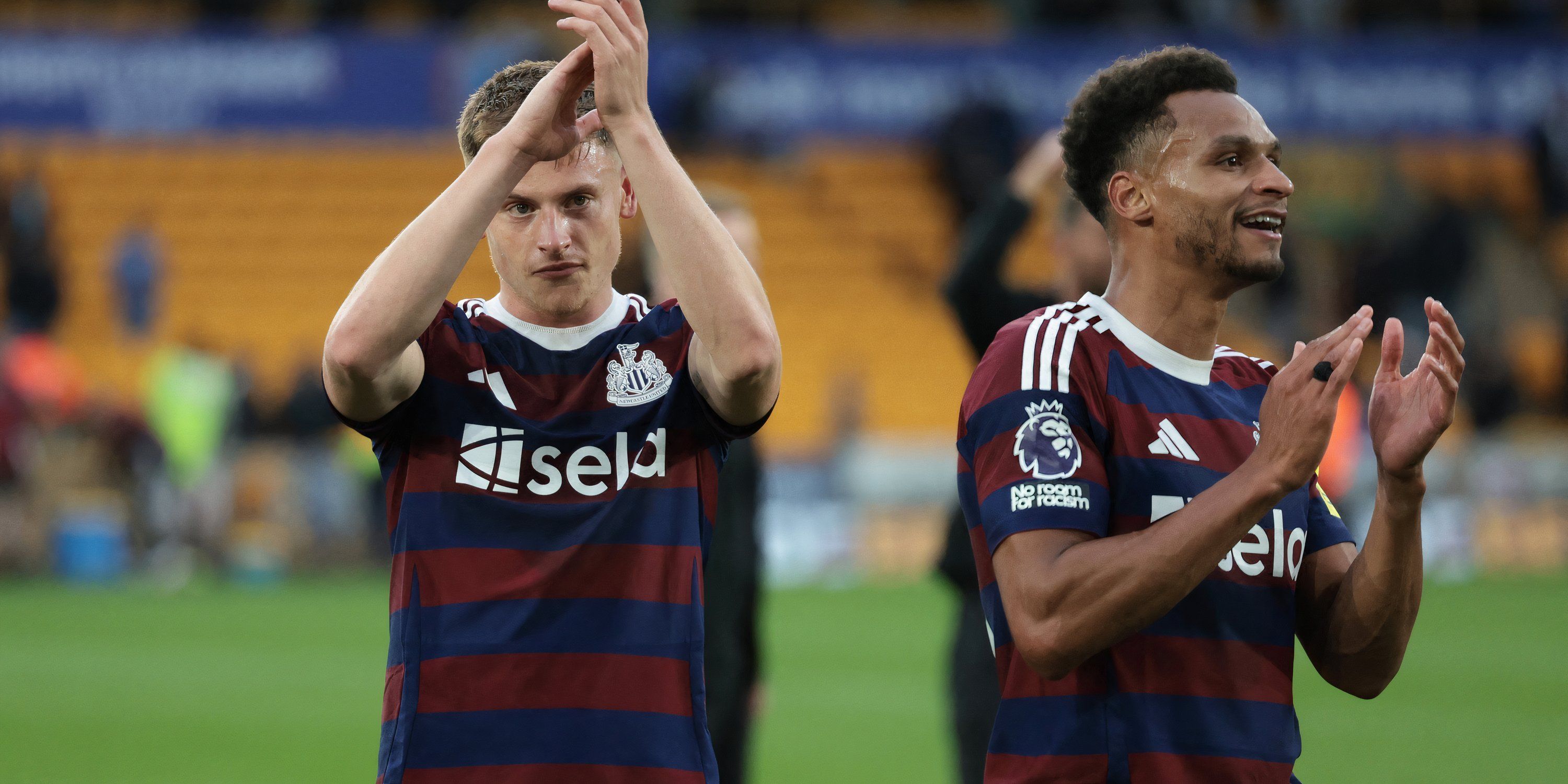 Newcastle duo Harvey Barnes and Jacob Murphy