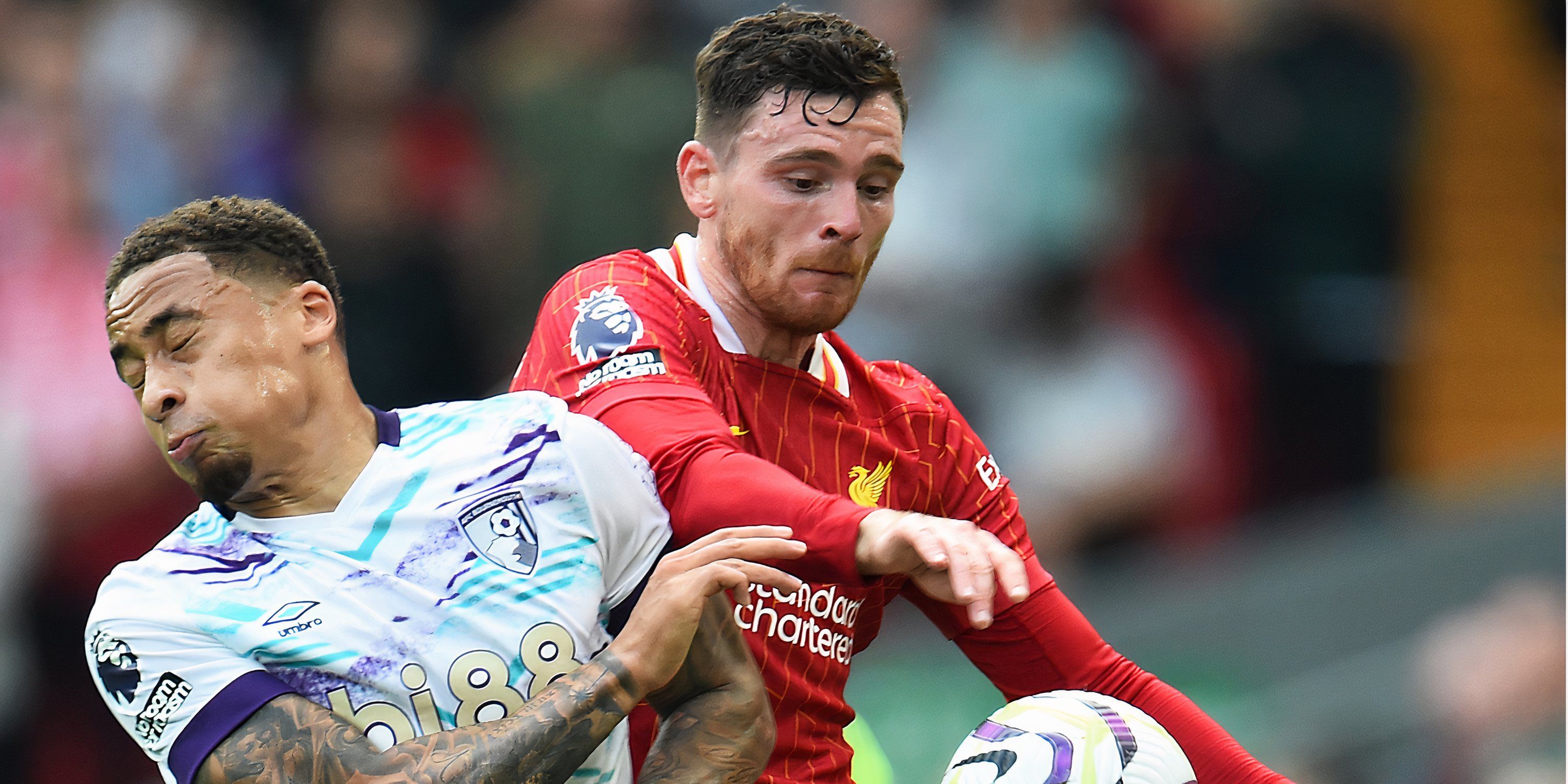 Andy Robertson in action for Liverpool