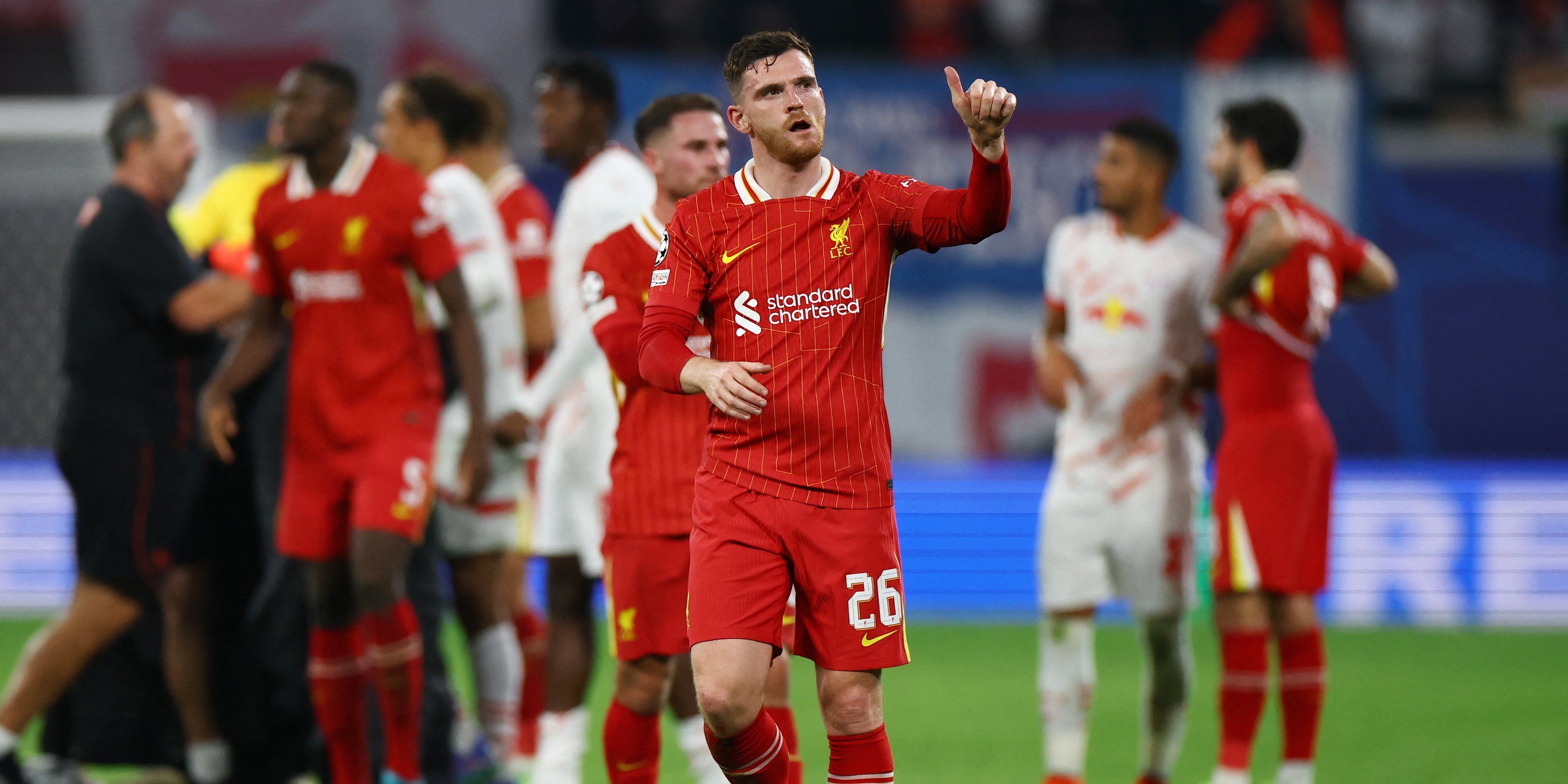 Liverpool defender Andy Robertson