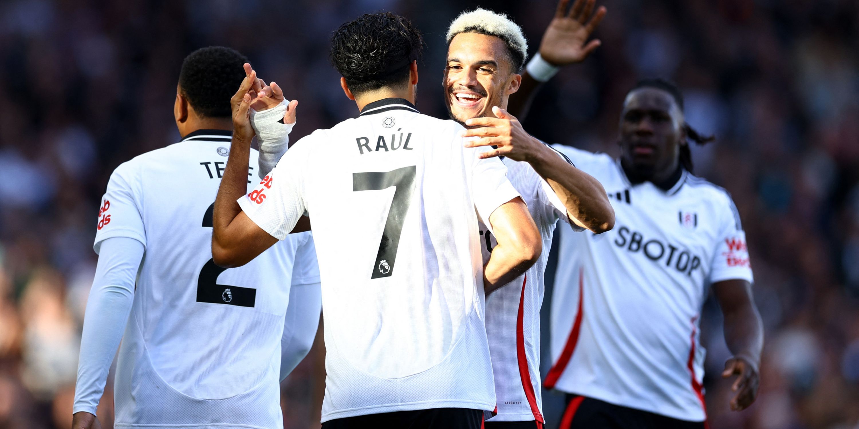 Fulham striker Raul Jimenez